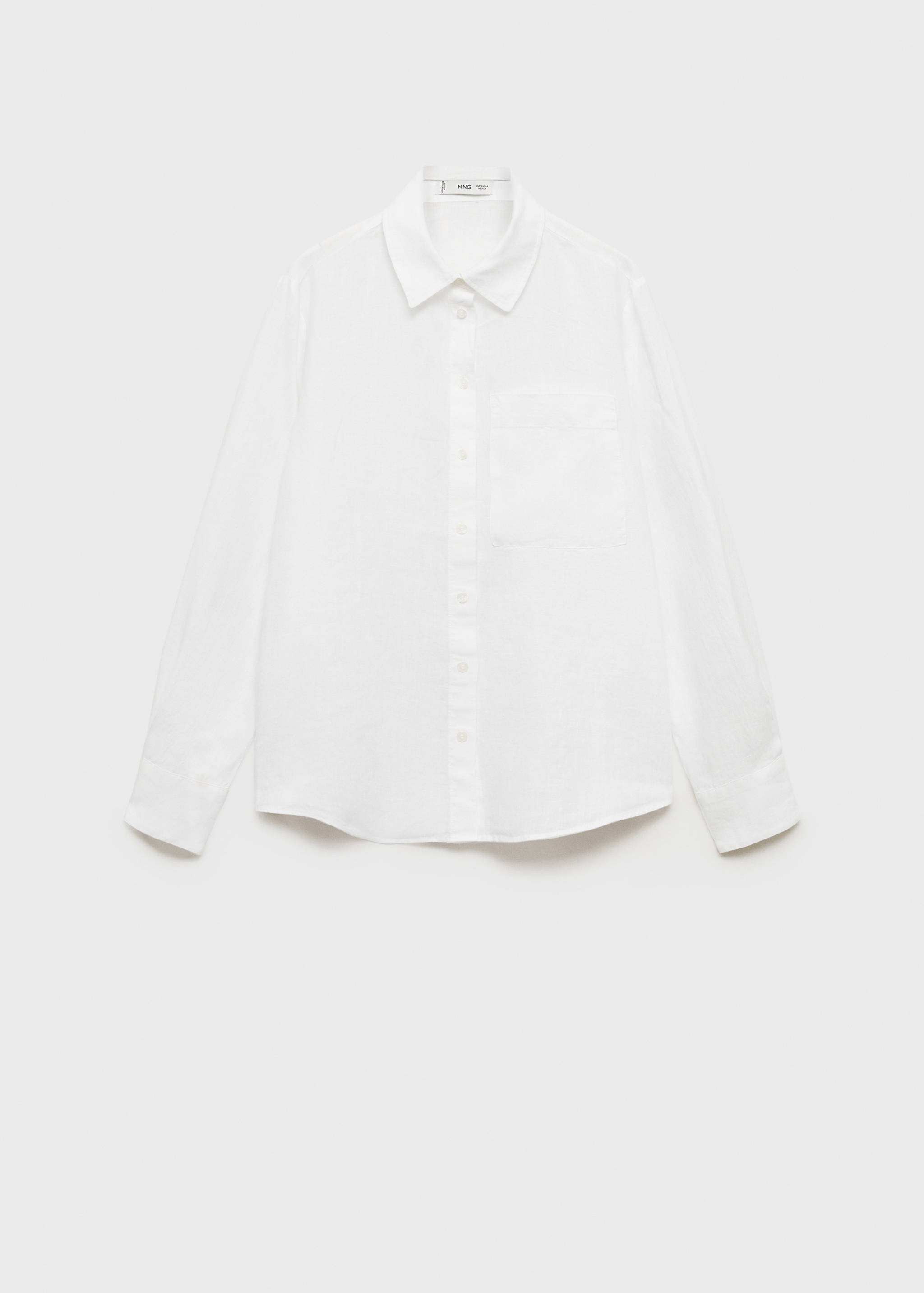 Camicia lino tasca - Articolo senza modello