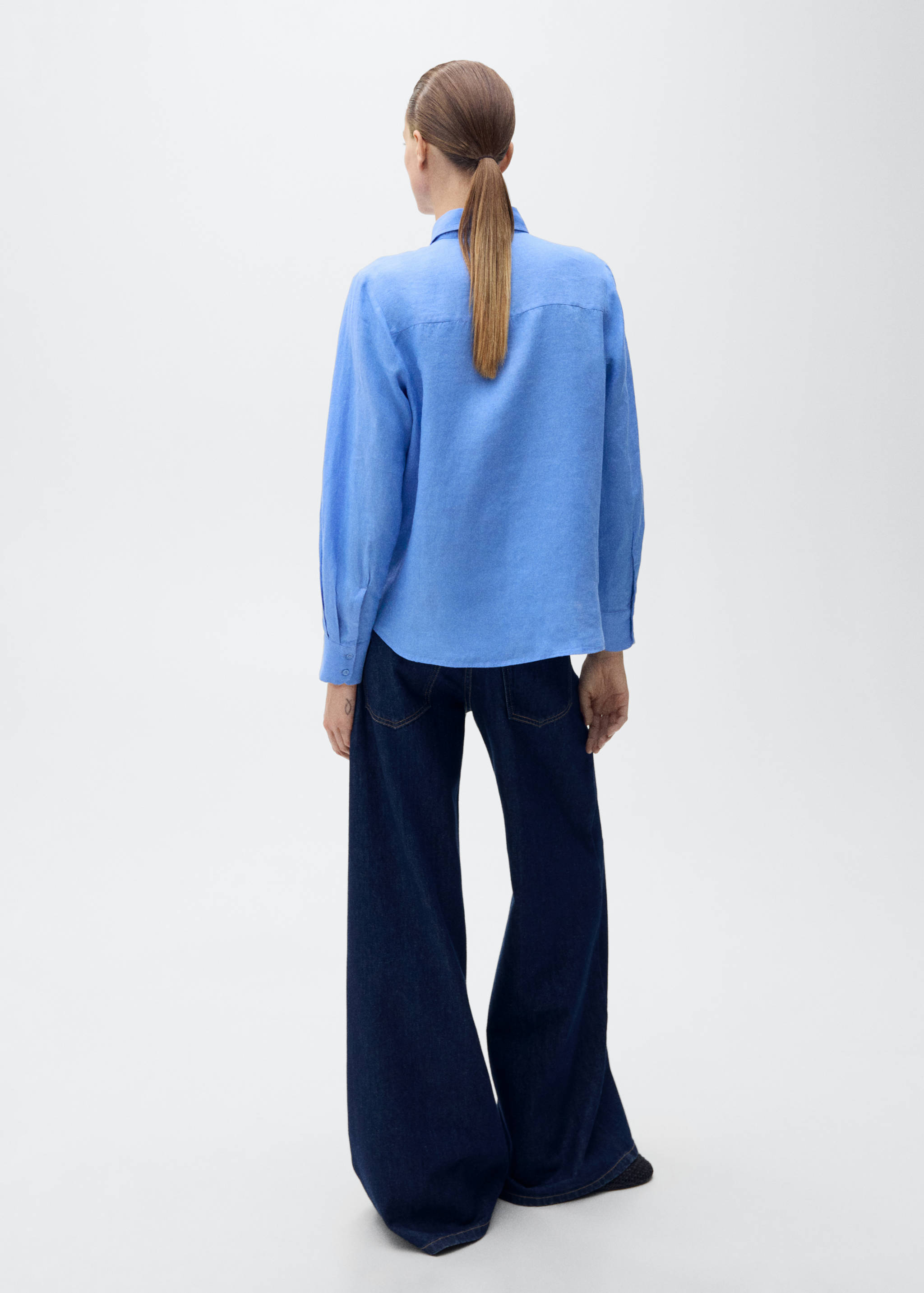 Camisa linho bolso - Verso do artigo