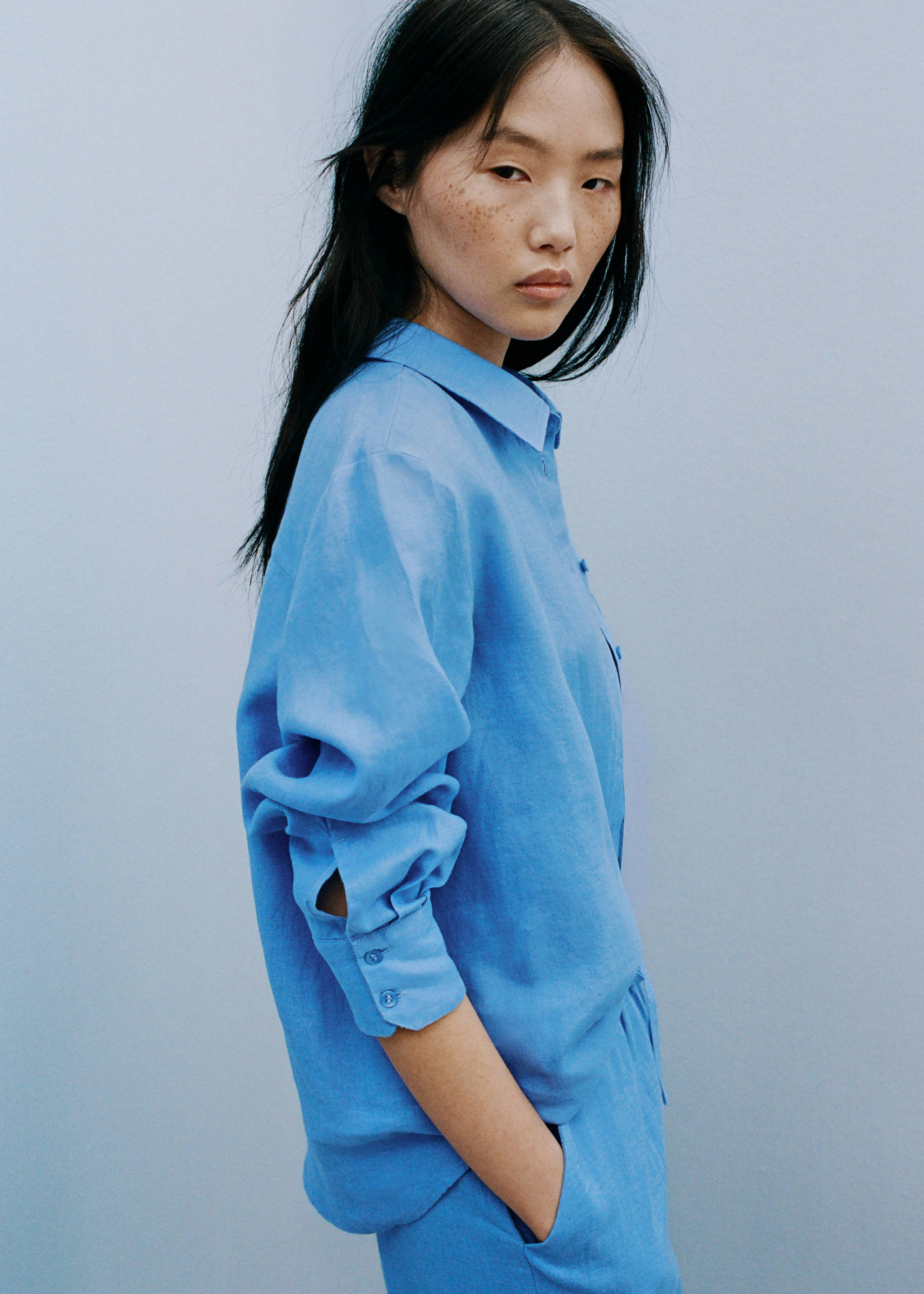 Camisa linho bolso - Pormenor do artigo 6