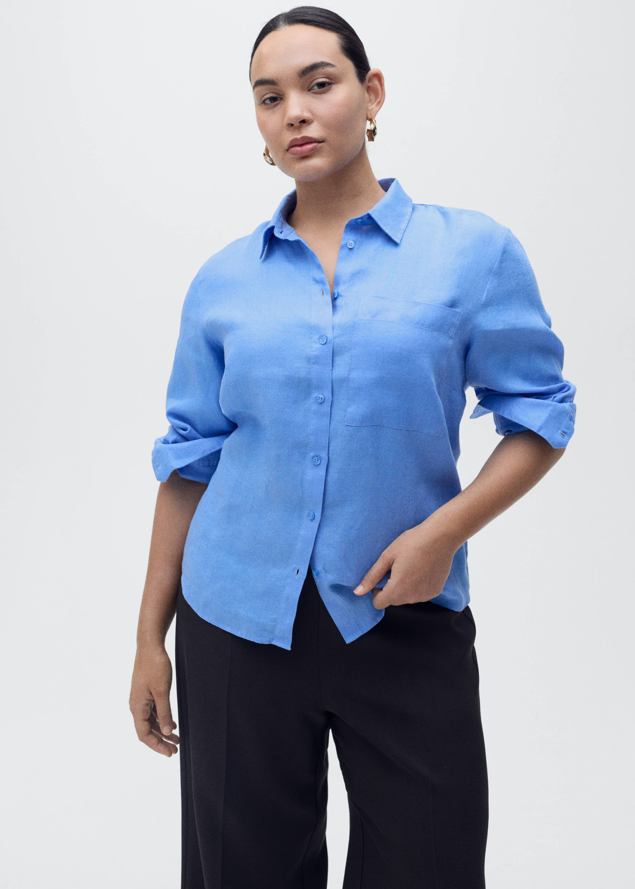 Camisa linho bolso - Pormenor do artigo 5