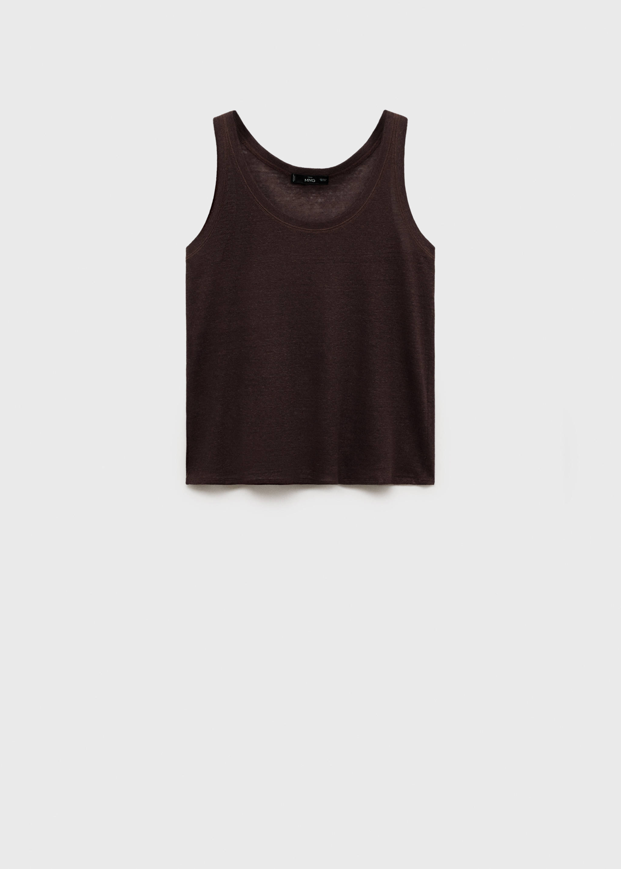 Trägertop aus Leinen - Artikel ohne Model