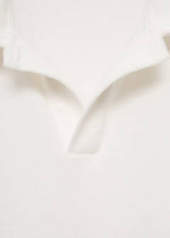 Terry cotton nightdress — White 7