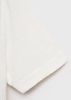 Terry cotton nightdress — White 8