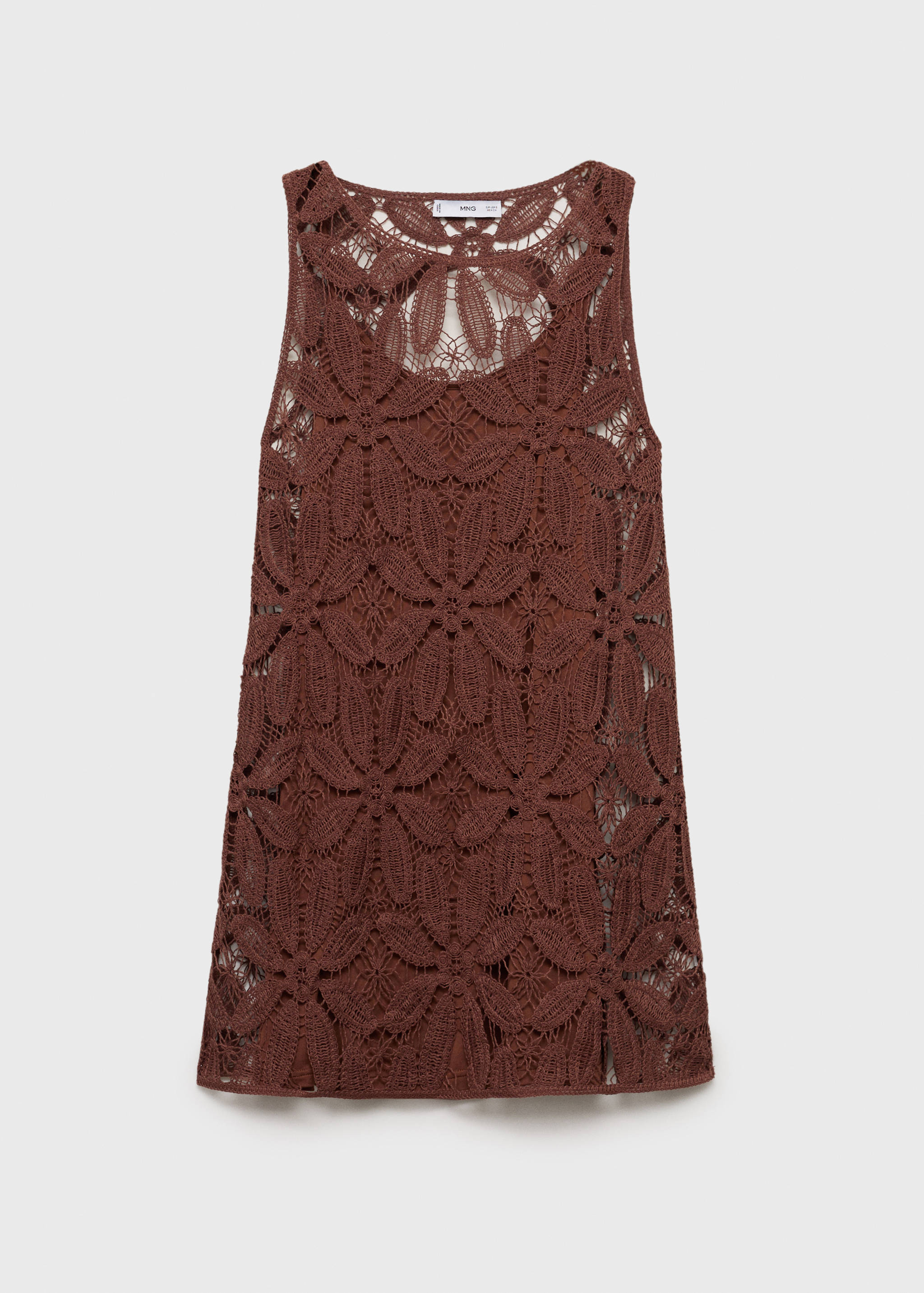 Open back crochet dress - Article without model