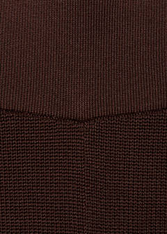 Straight knitted trousers — Chocolate 8