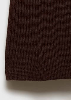 Straight knitted trousers — Chocolate 9