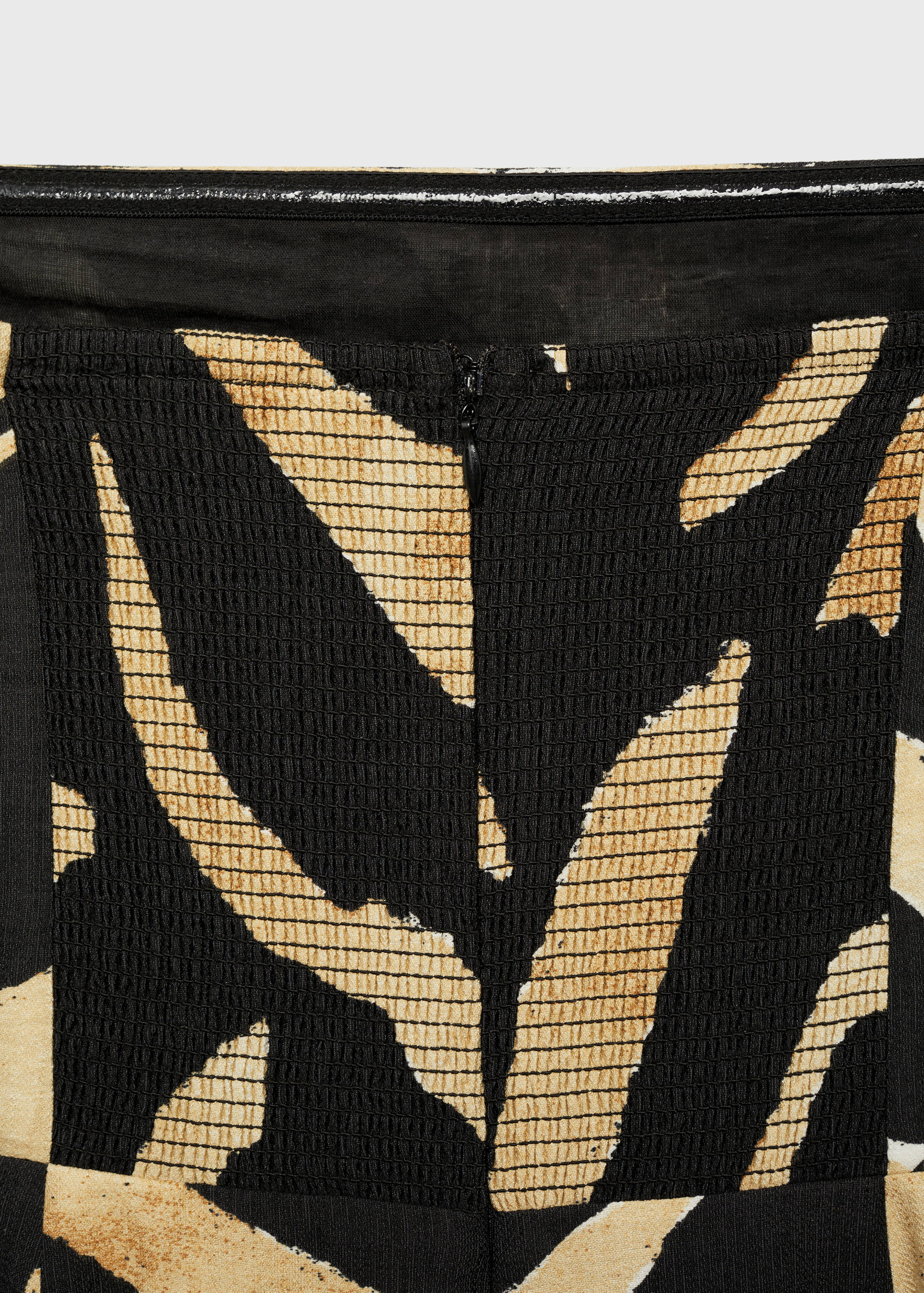 Printed strapless jumpsuit - Details of the article 0