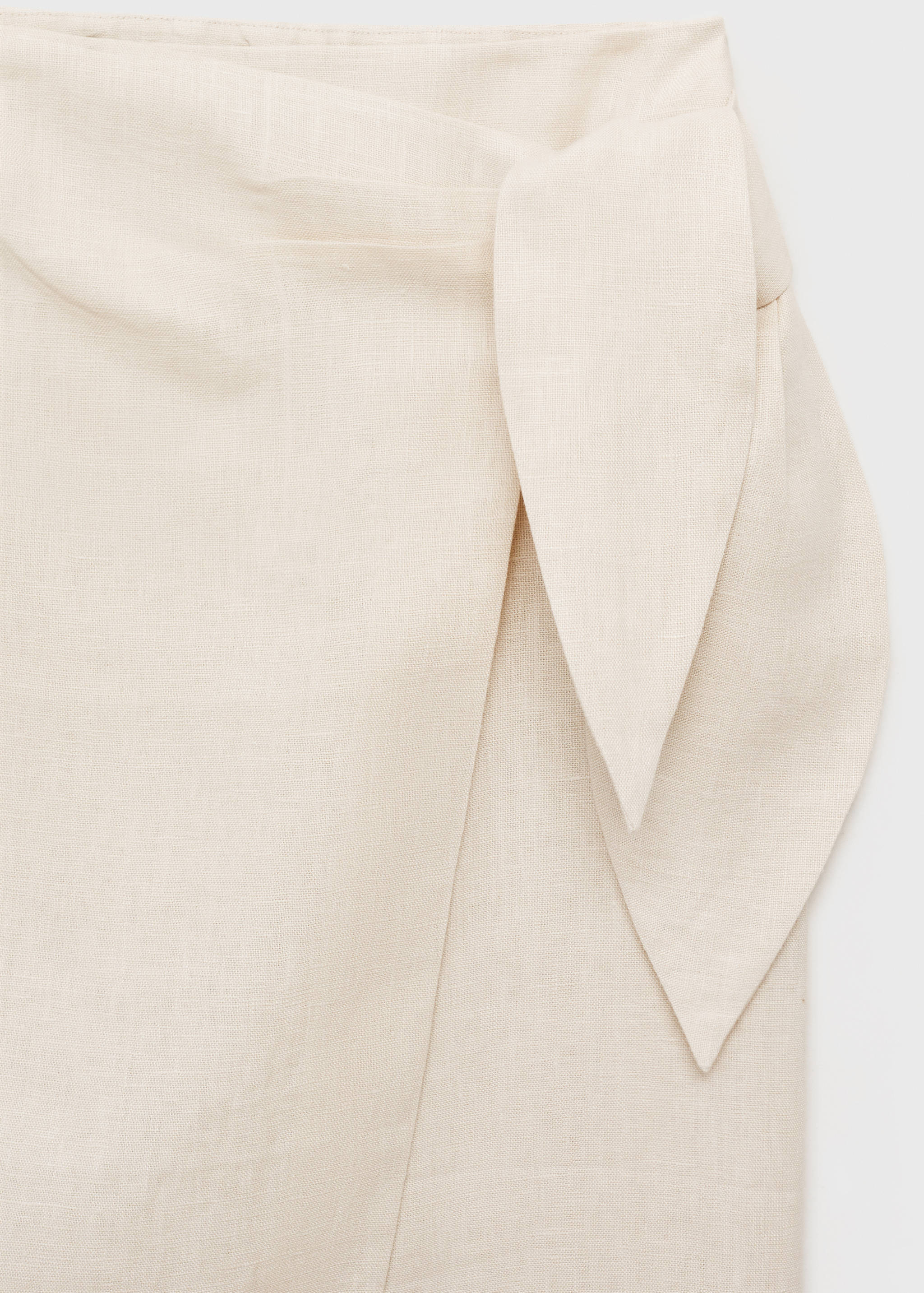 Linen sarong skirt - Details of the article 8
