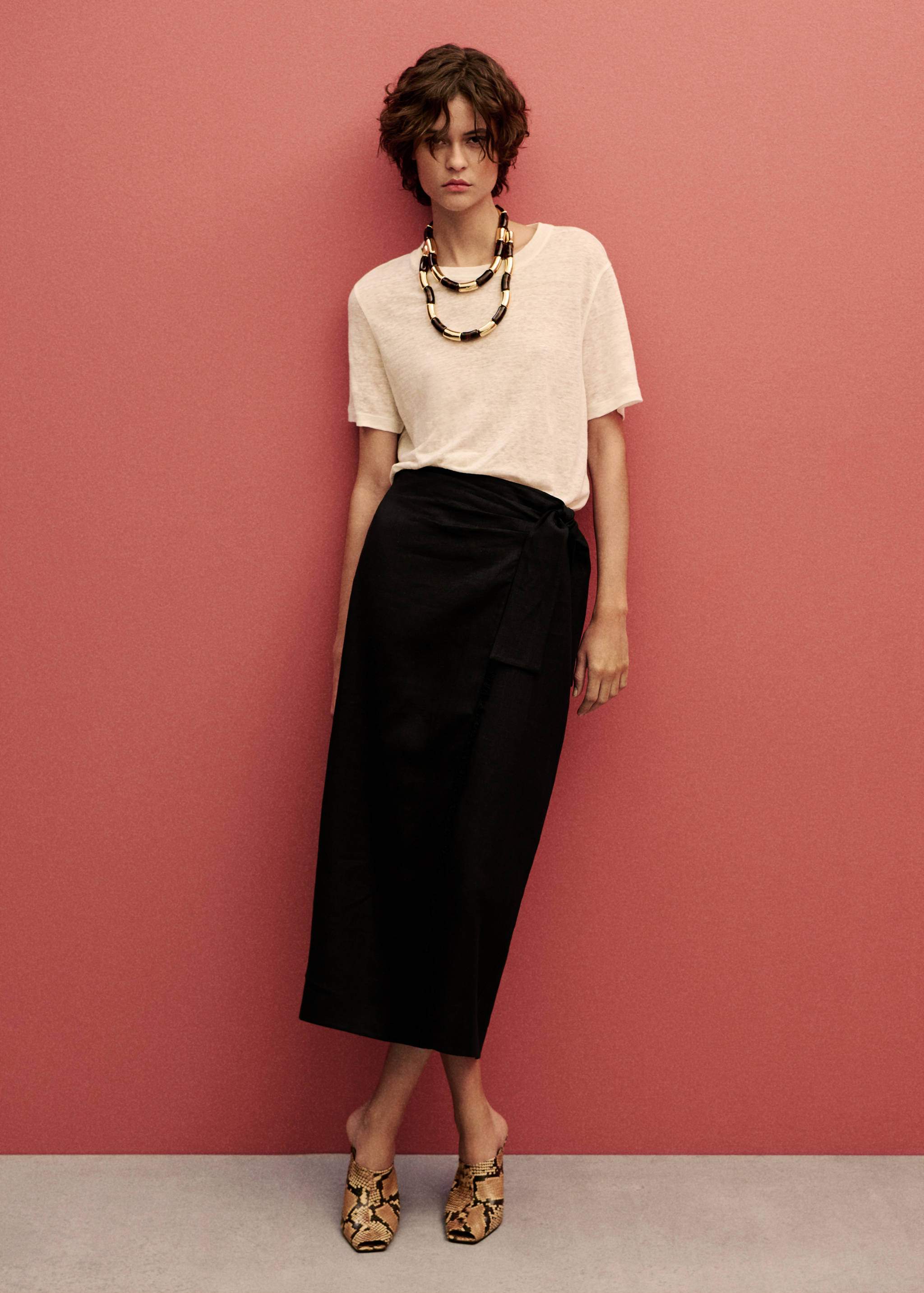 Jupe paréo lin - Plan général