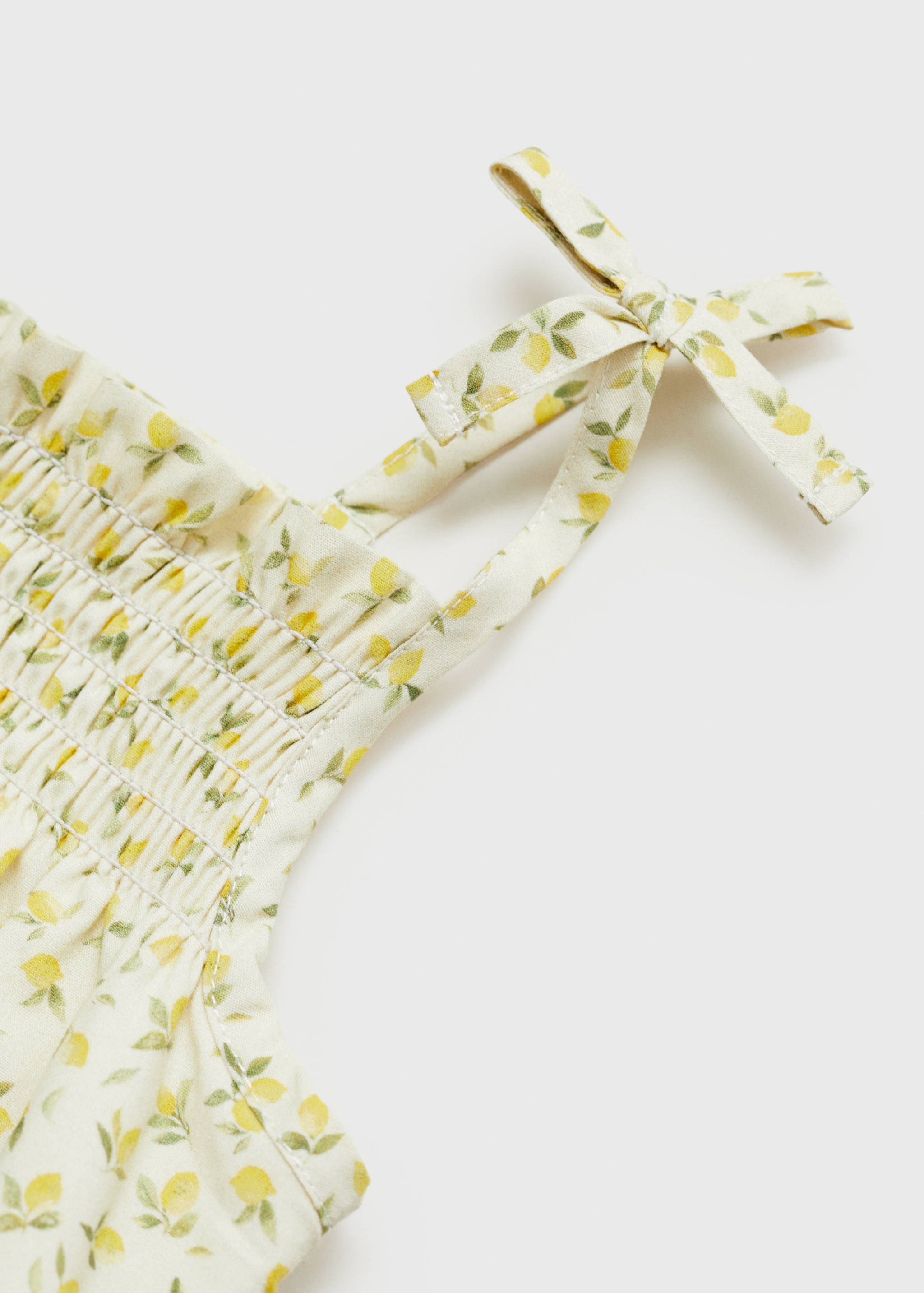 Print cotton one-piece suit - Details of the article 8