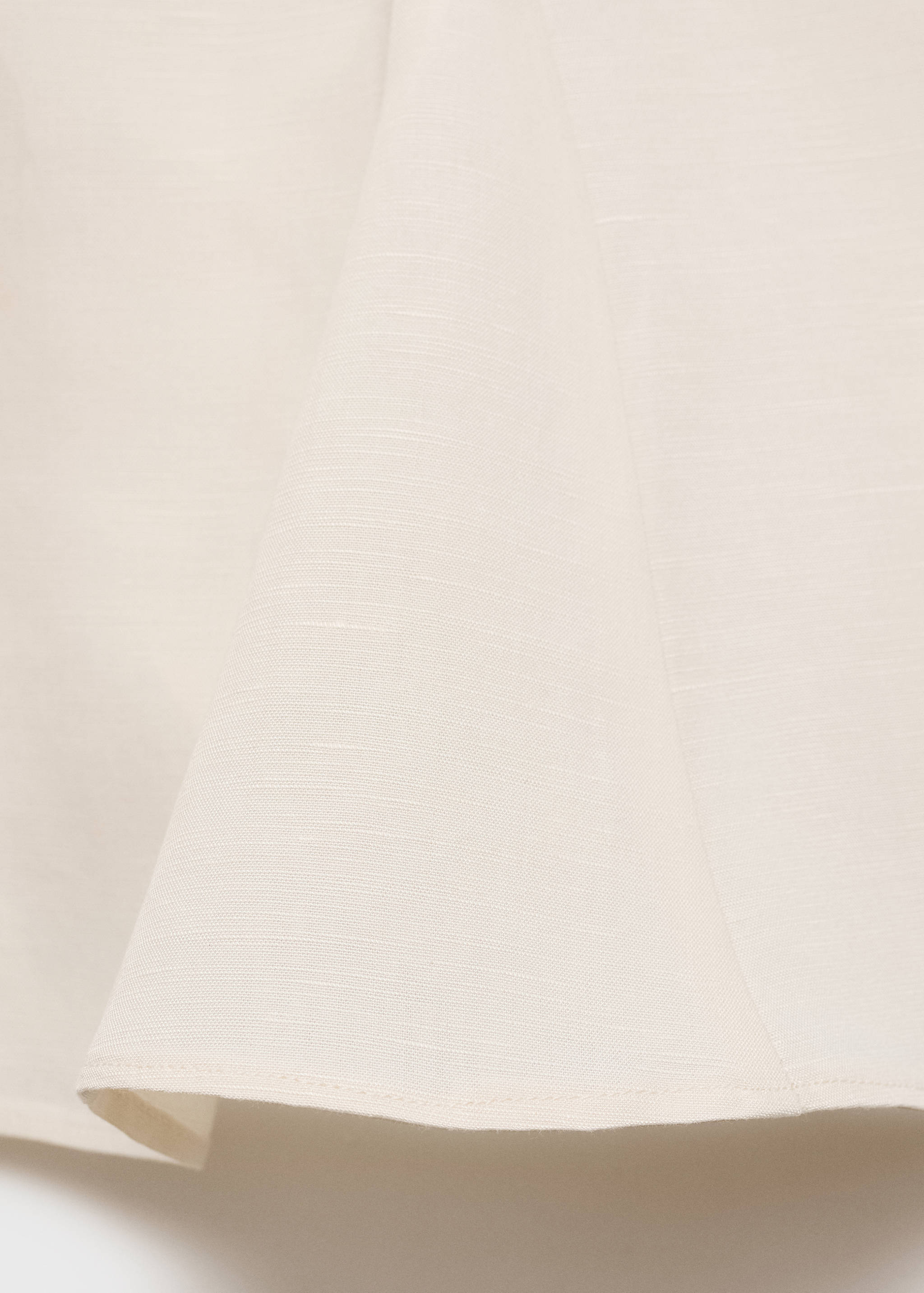 Top peplum com mistura de linho - Pormenor do artigo 0