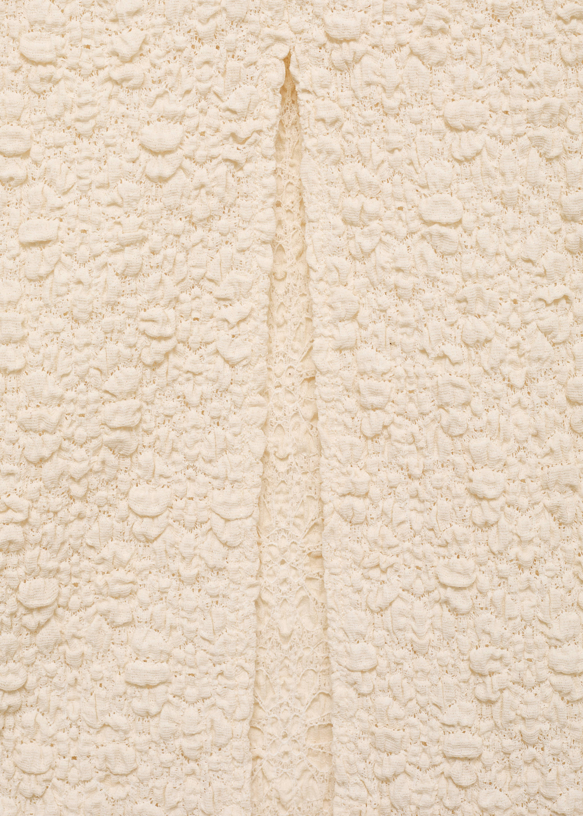 Textured fitted skirt - Details of the article 0