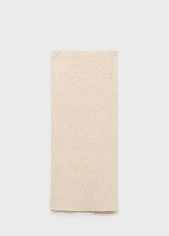 Textured fitted skirt — Ecru 6