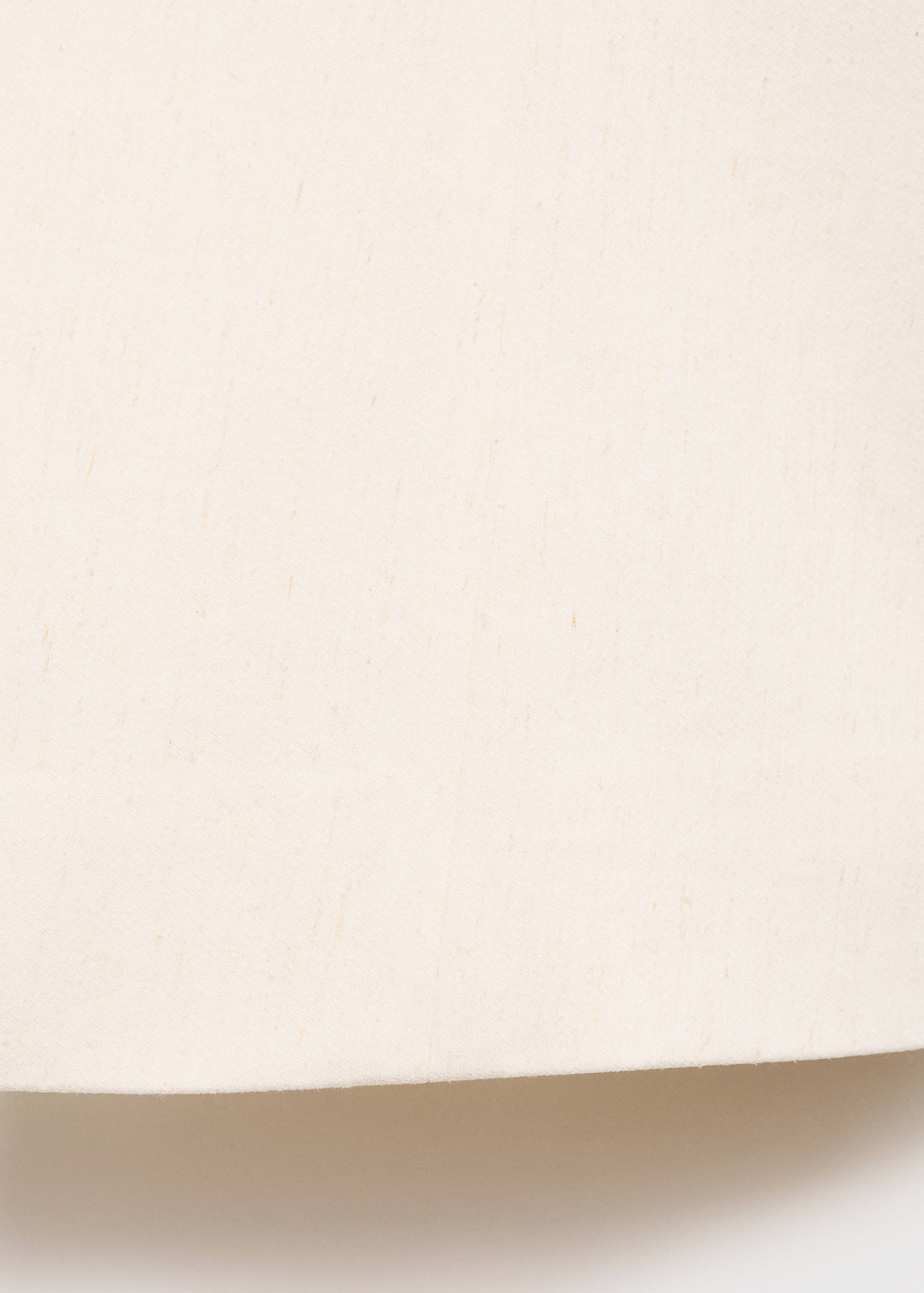 Linen-blend top with bow - Details of the article 0