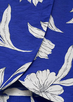 Floral sarong skirt — Blue 9
