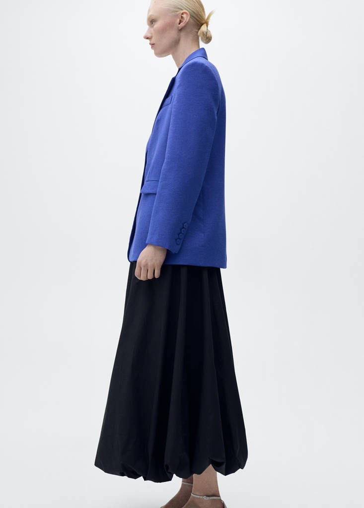 Structured suit blazer — Blue