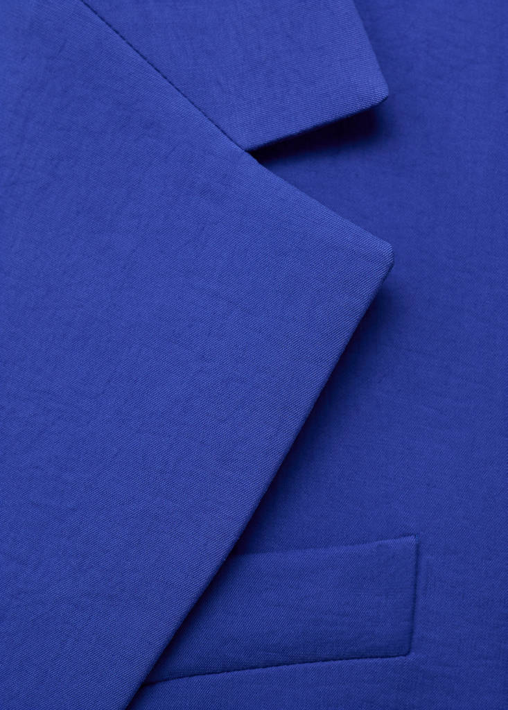 Structured suit blazer — Blue