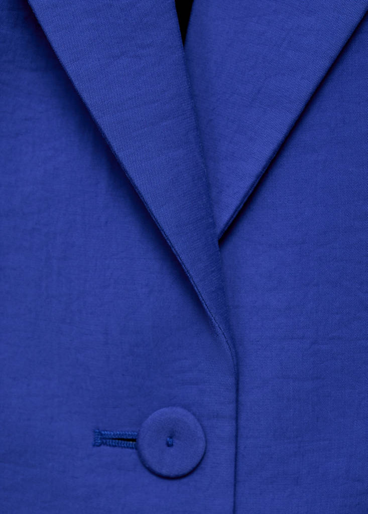 Structured suit blazer — Blue