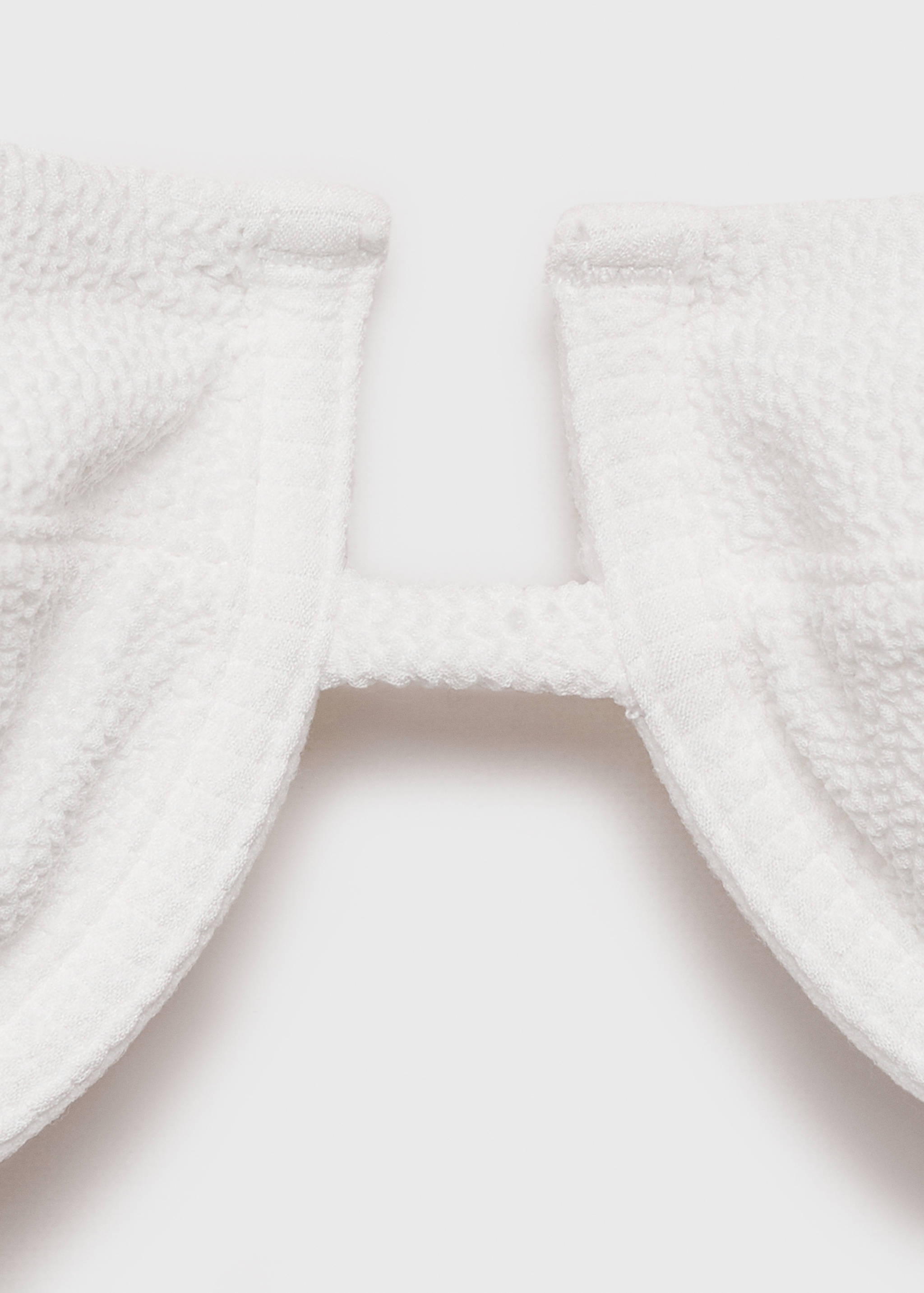 Textured underwired bikini top - Details of the article 8