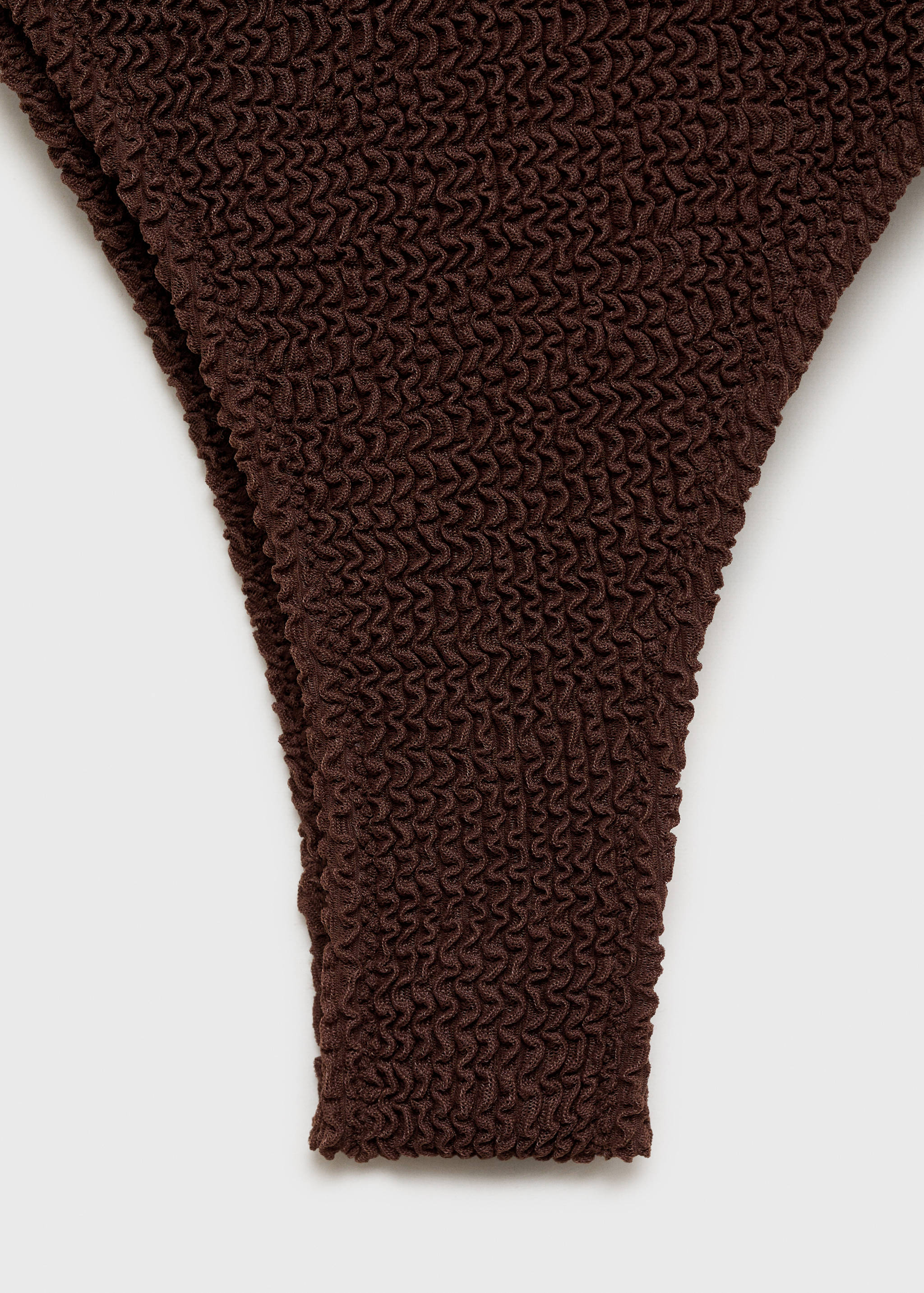 Baddräkt med texturerade axelband - Detaljer om artikeln 0