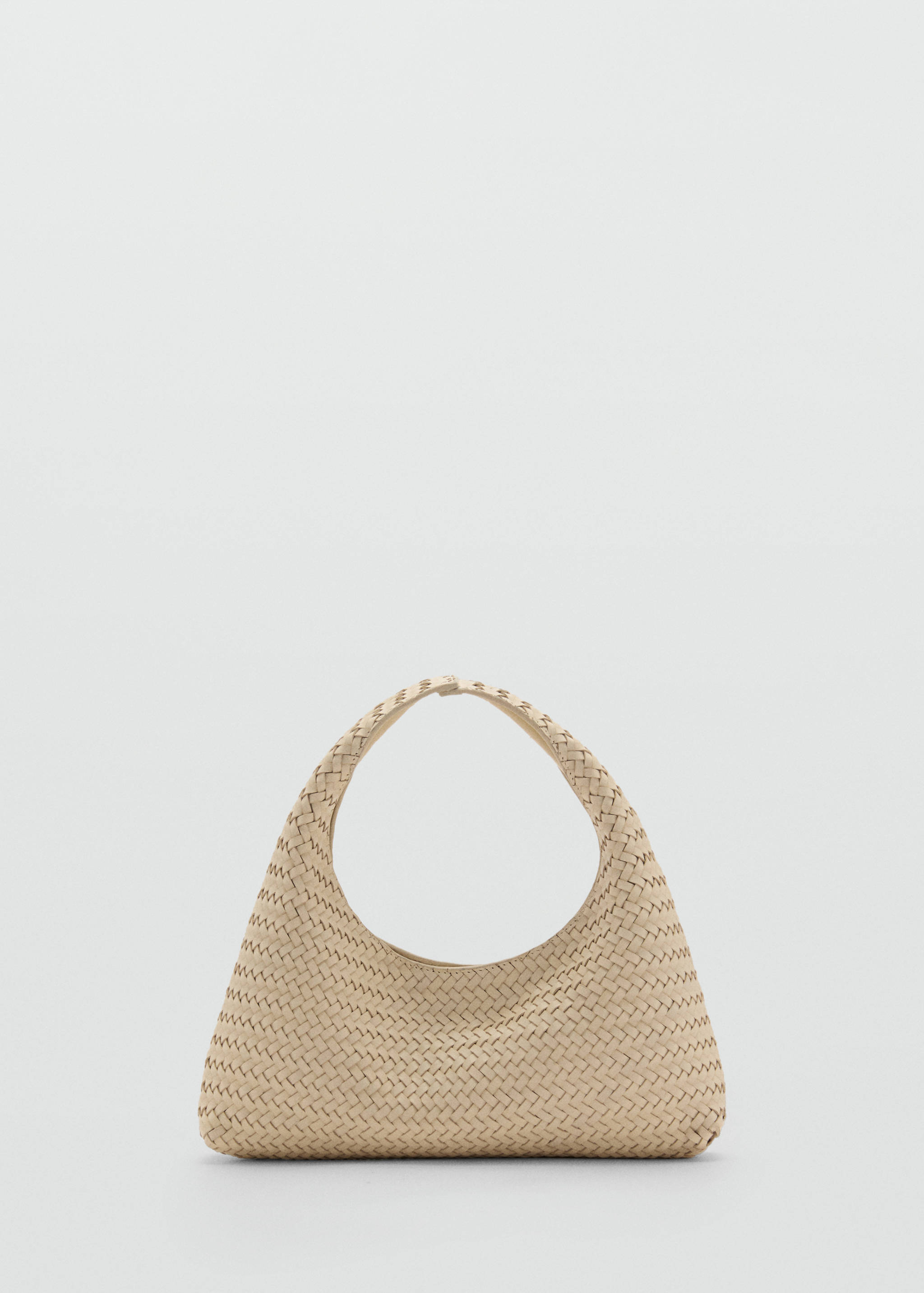 Braided leather handbag - Article without model