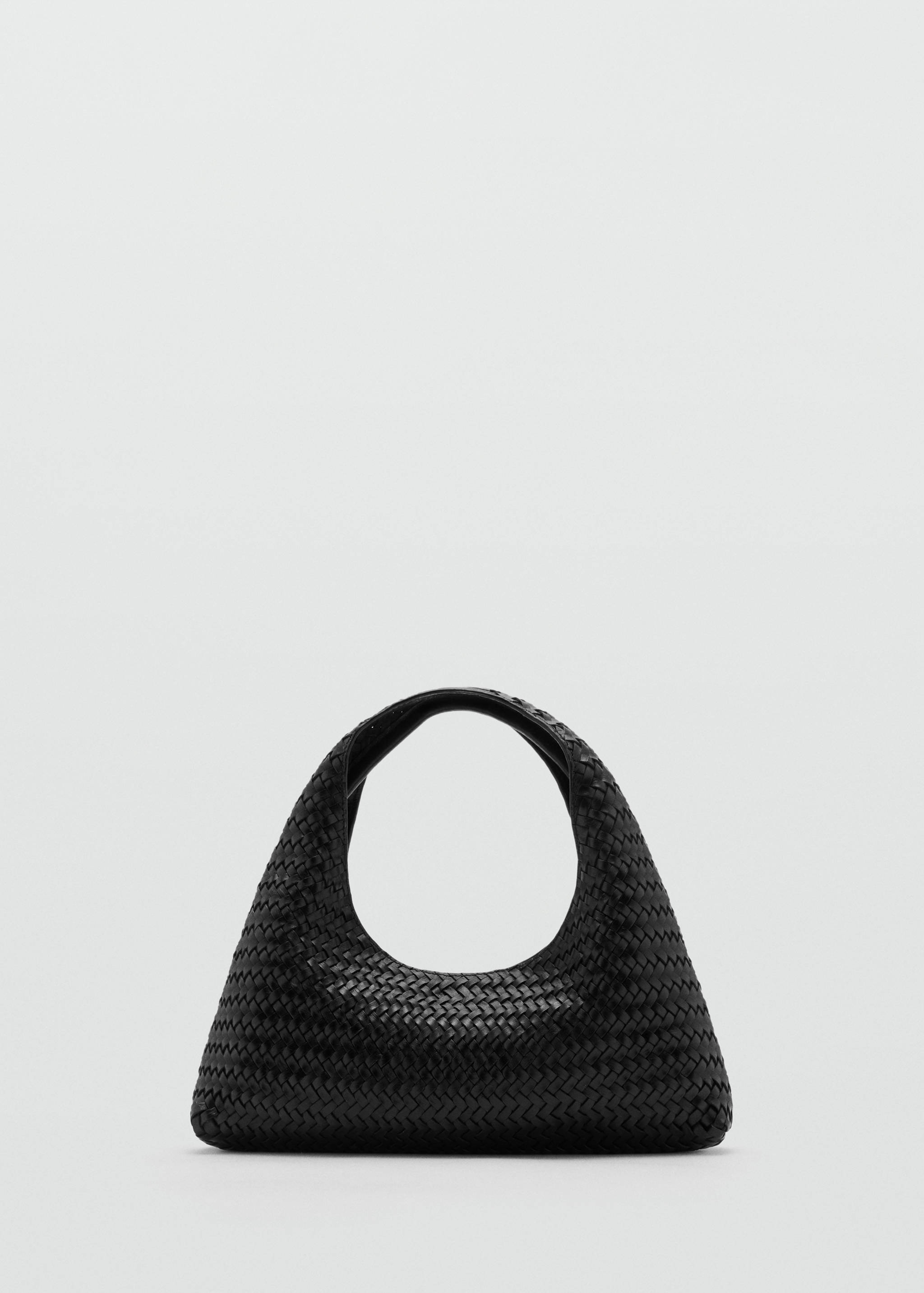 Braided leather handbag - Article without model