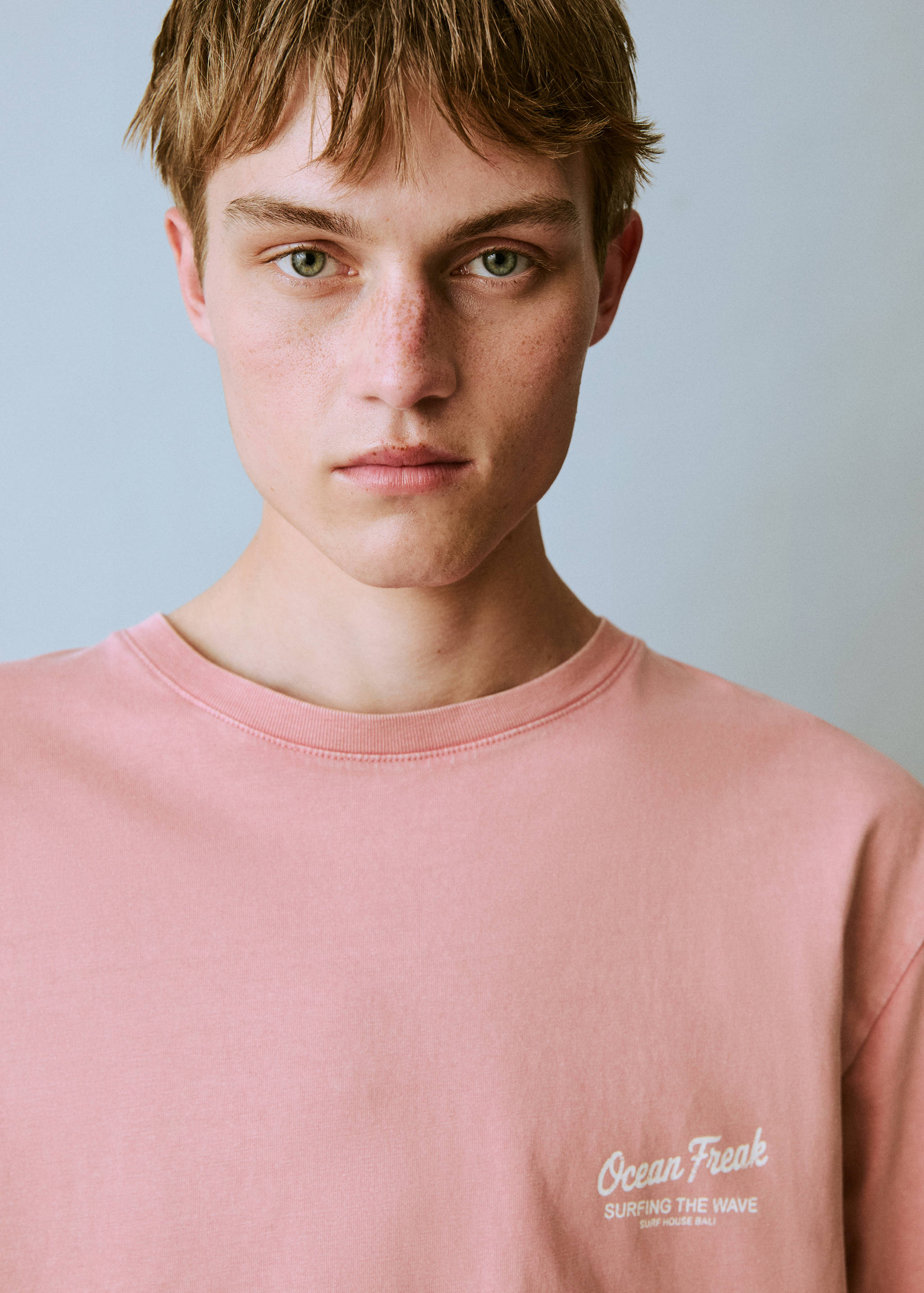 Short-sleeved printed t-shirt - Details of the article 1
