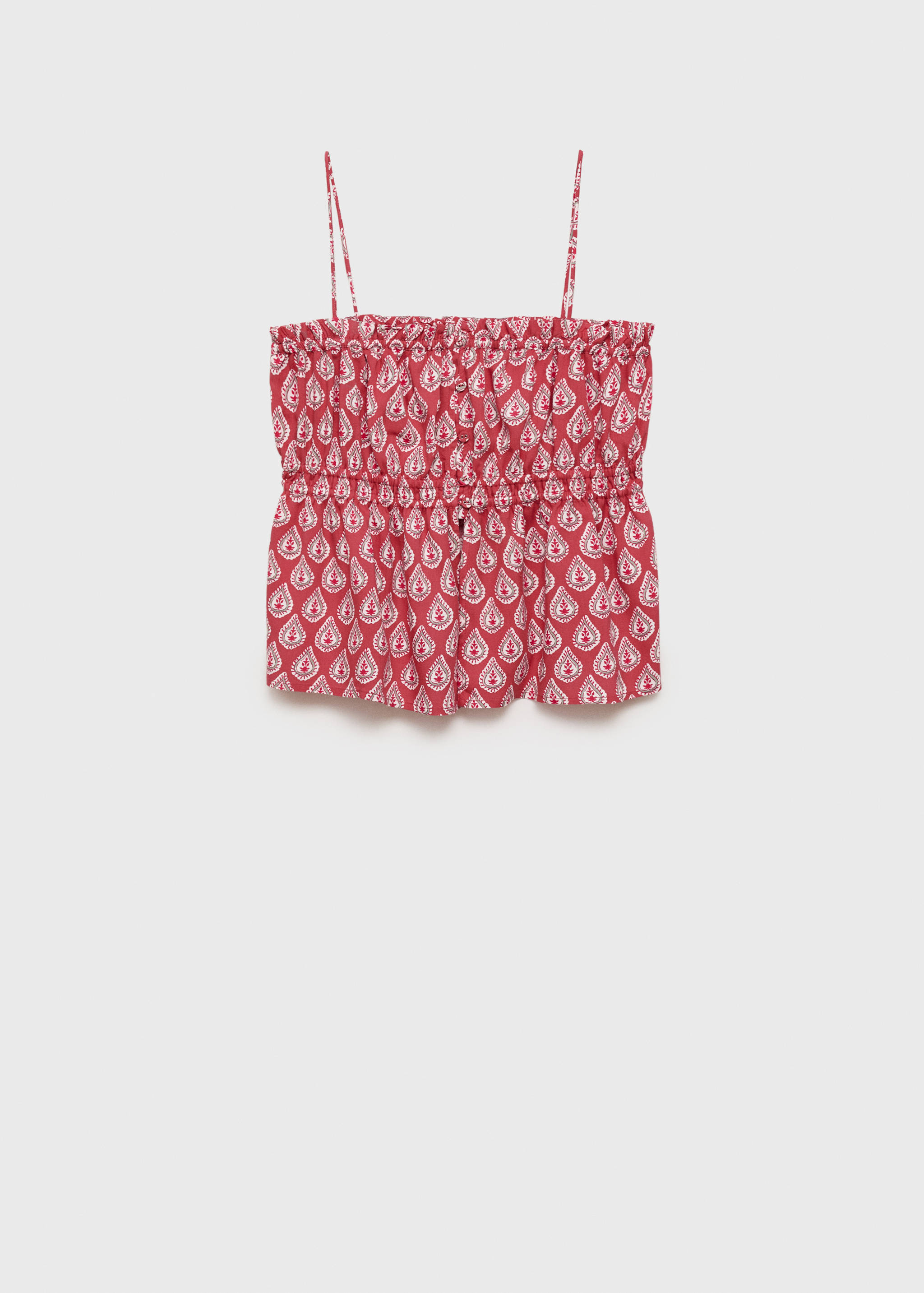 Top tirantes estampado - Artículo sin modelo