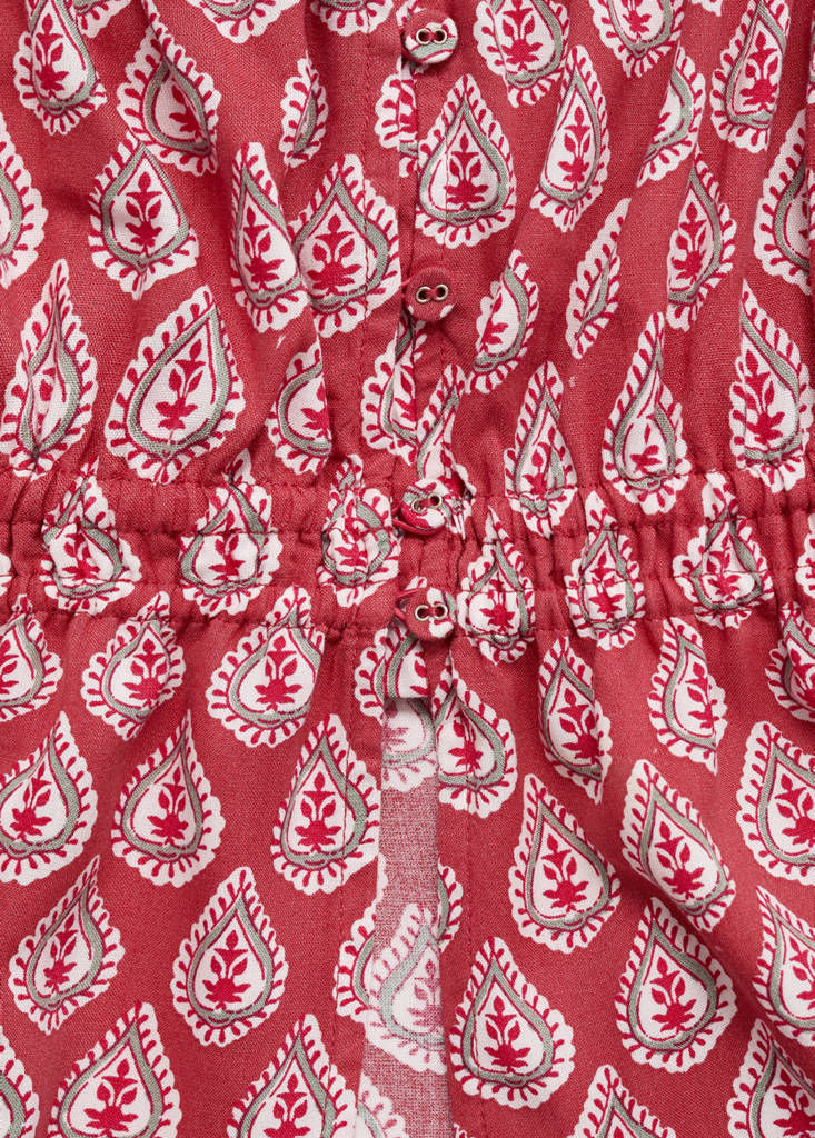 Printed strap top — Strawberry