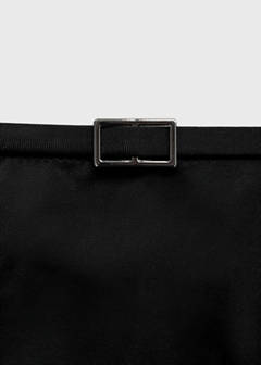 Bikini bottoms with buckle detail — Black 6