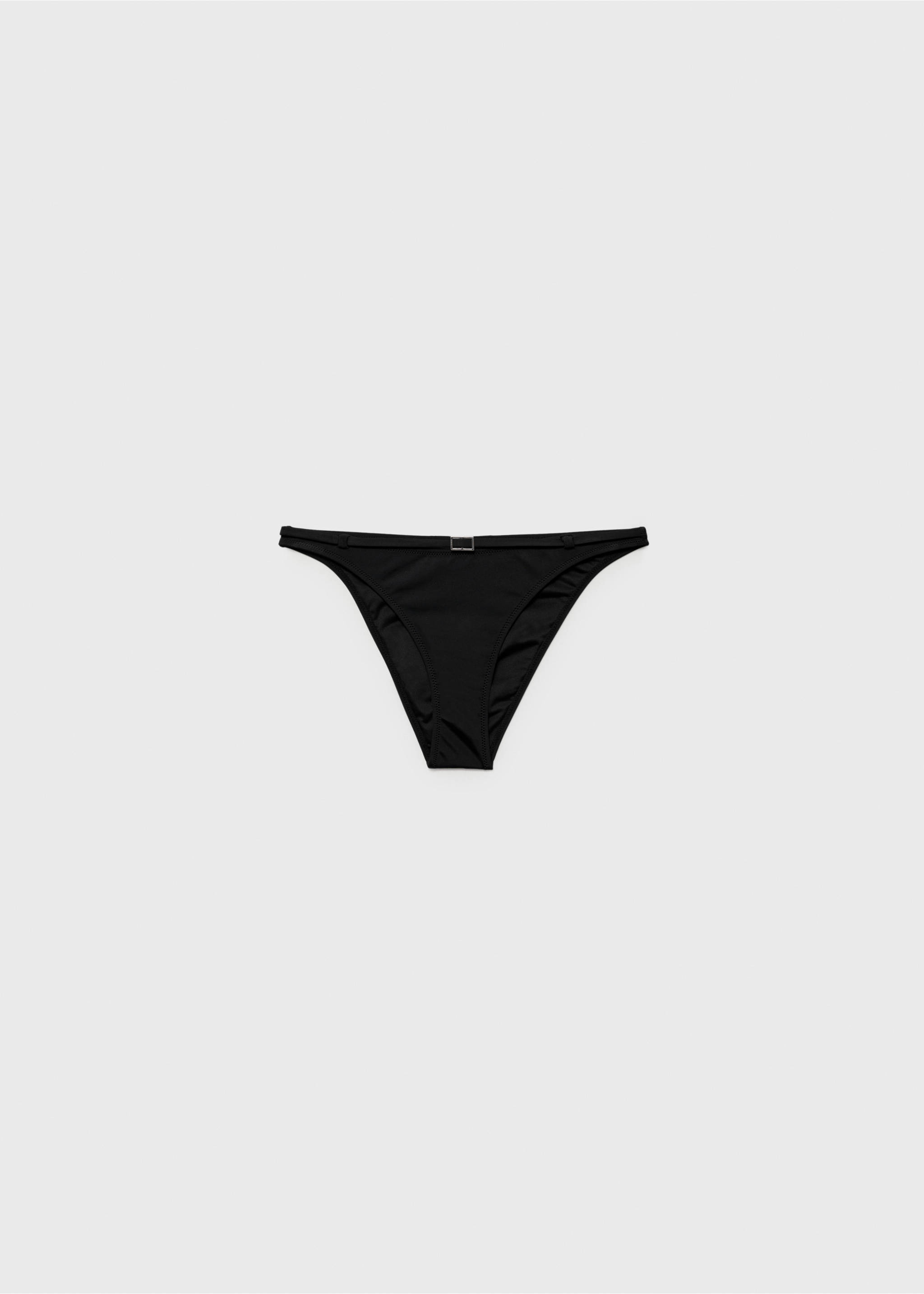Braguita bikini detalle hebilla - Artículo sin modelo, Negro. Ref: 87067684-00.