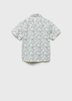 Tropical print shirt — Green 4