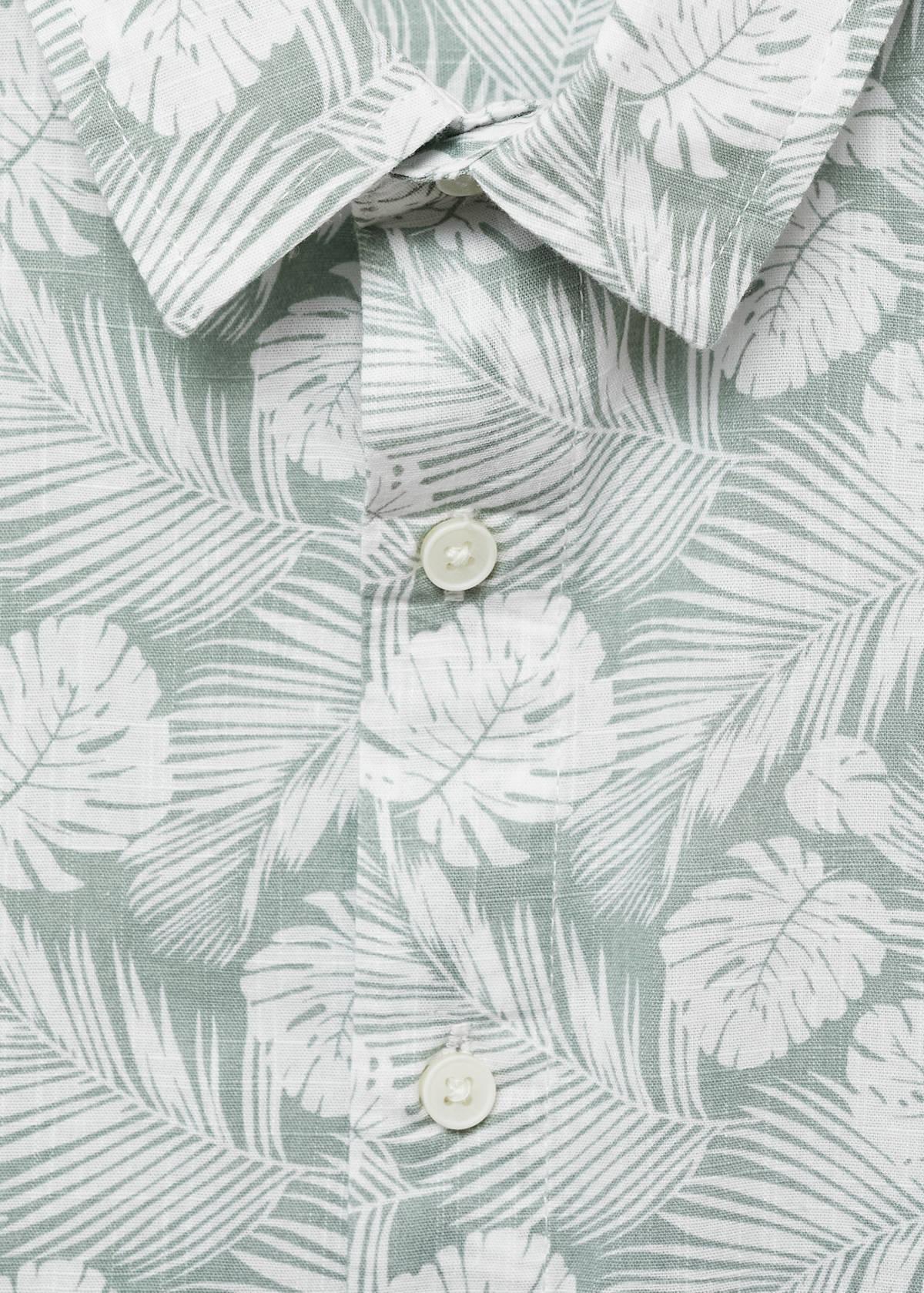 Tropical print shirt — Green