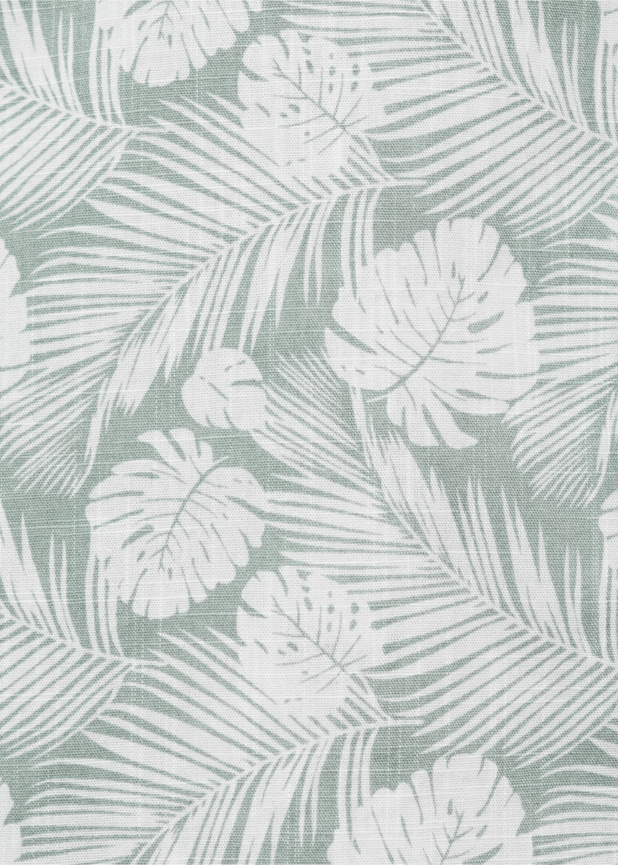 Camisa estampado tropical - Detalle del artículo 0, Verde. Ref: 87067685-00.