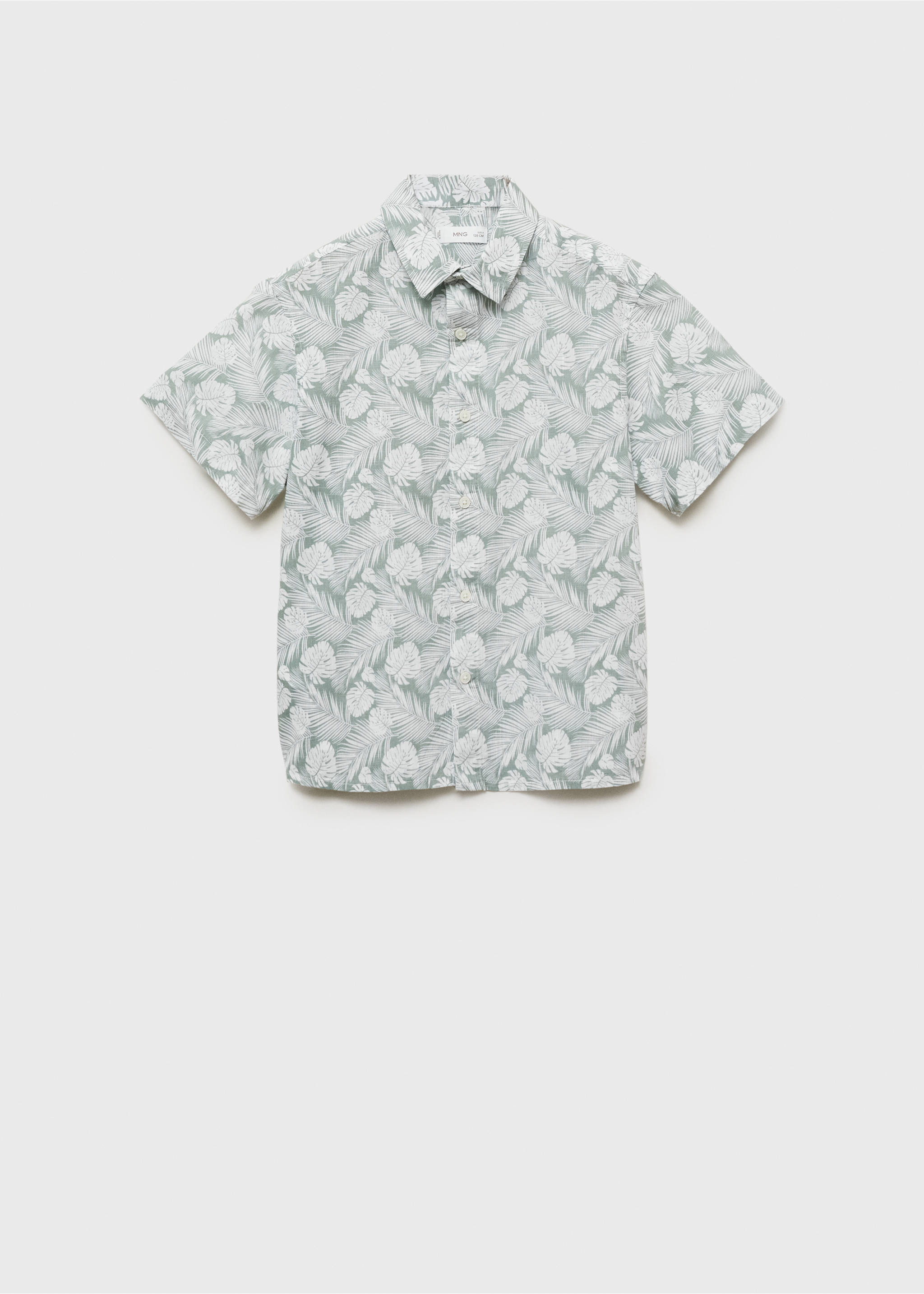 Camisa estampado tropical - Artículo sin modelo, Verde. Ref: 87067685-00.
