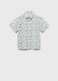 Tropical print shirt — Green 2