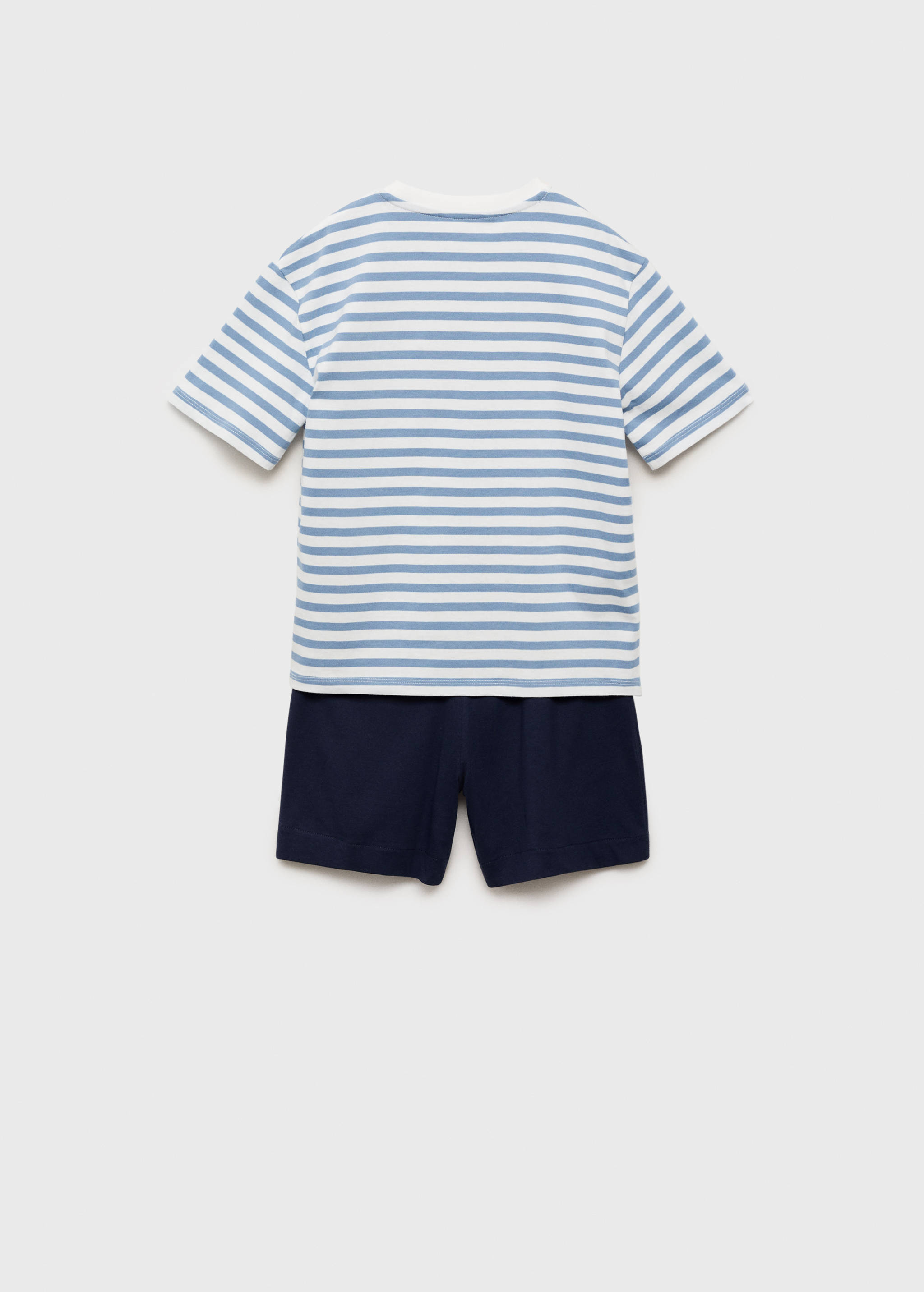 Striped short pyjamas - Reverse of the article