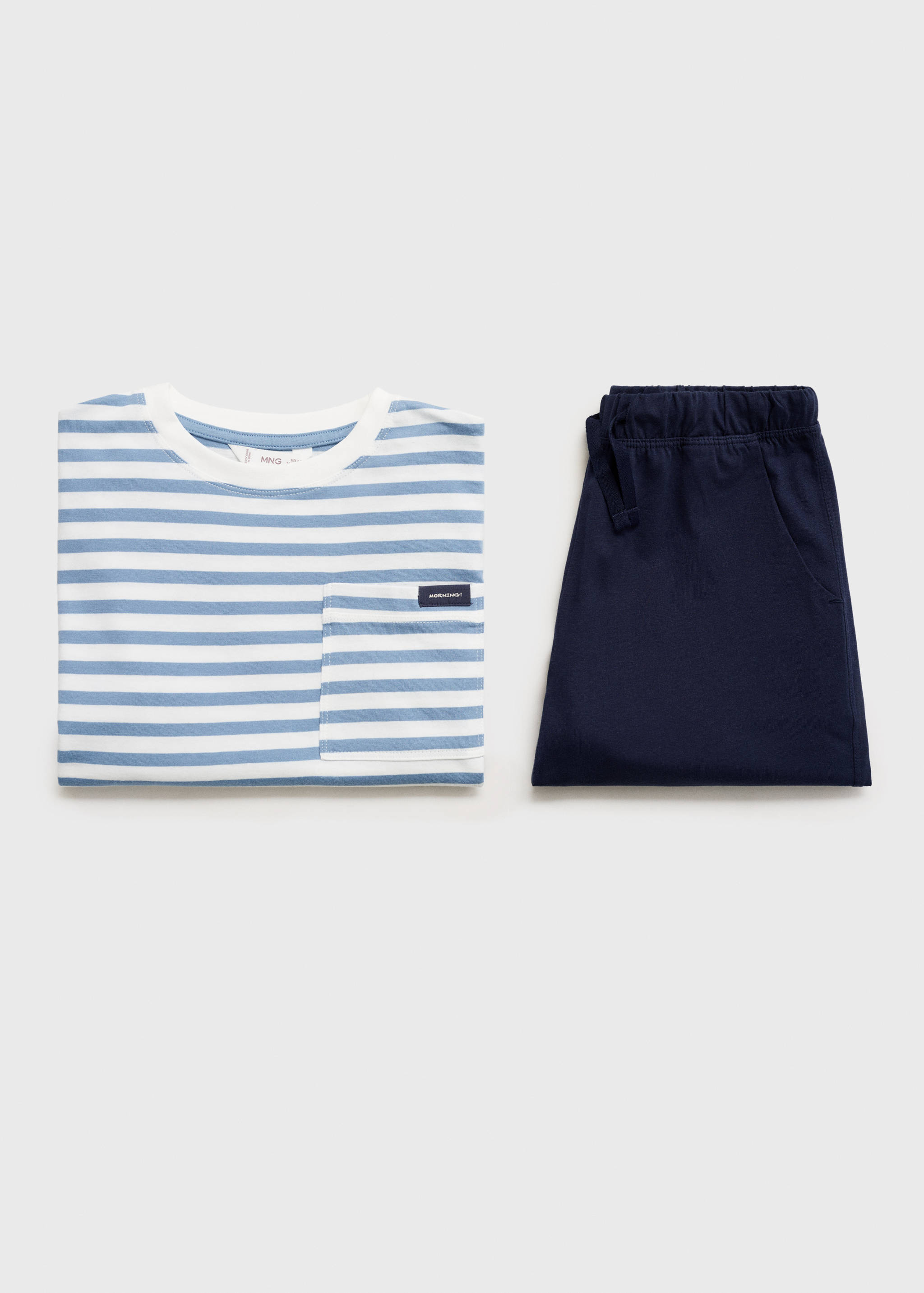 Striped short pyjamas - Details of the article 8