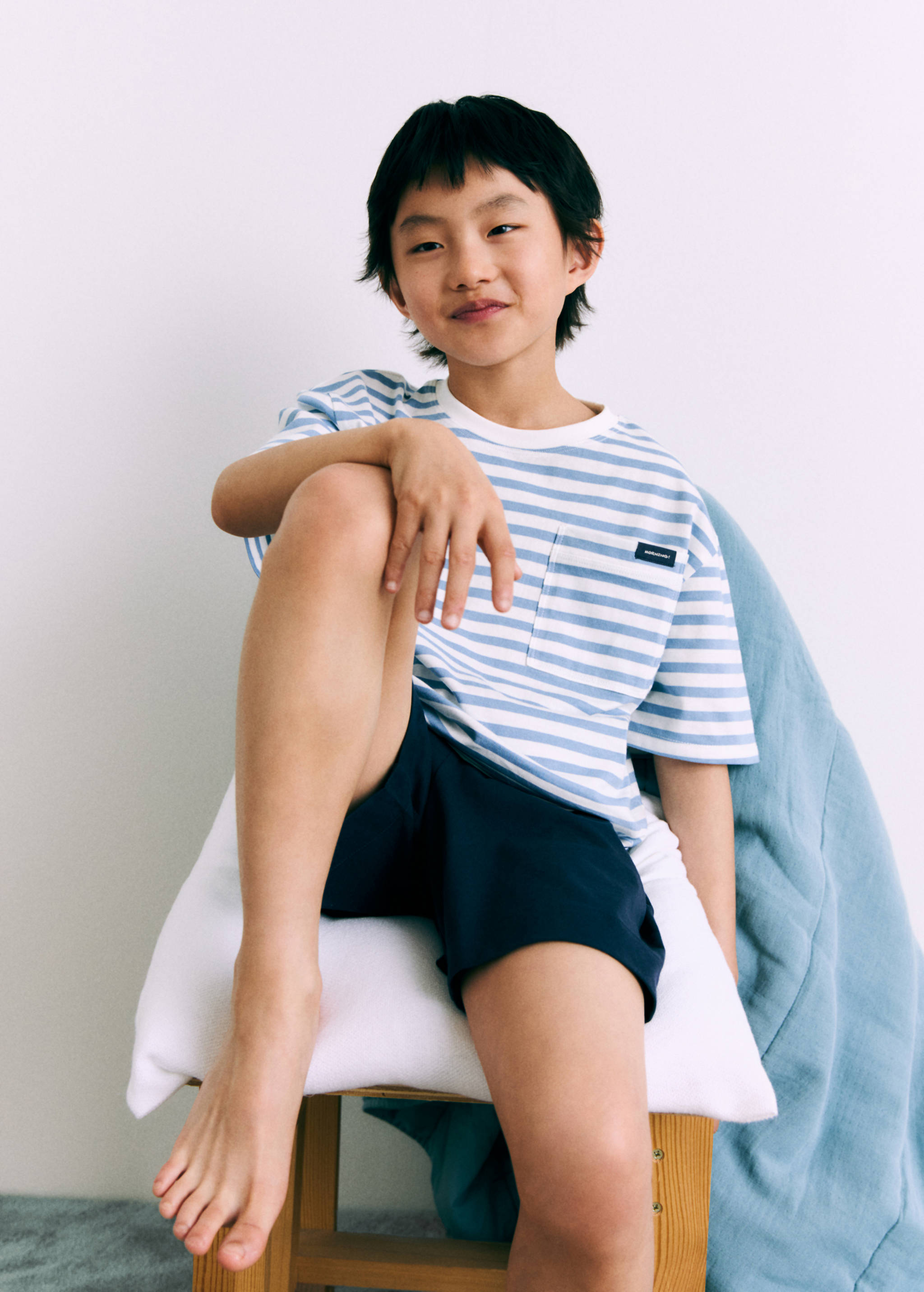 Striped short pyjamas - Details of the article 5