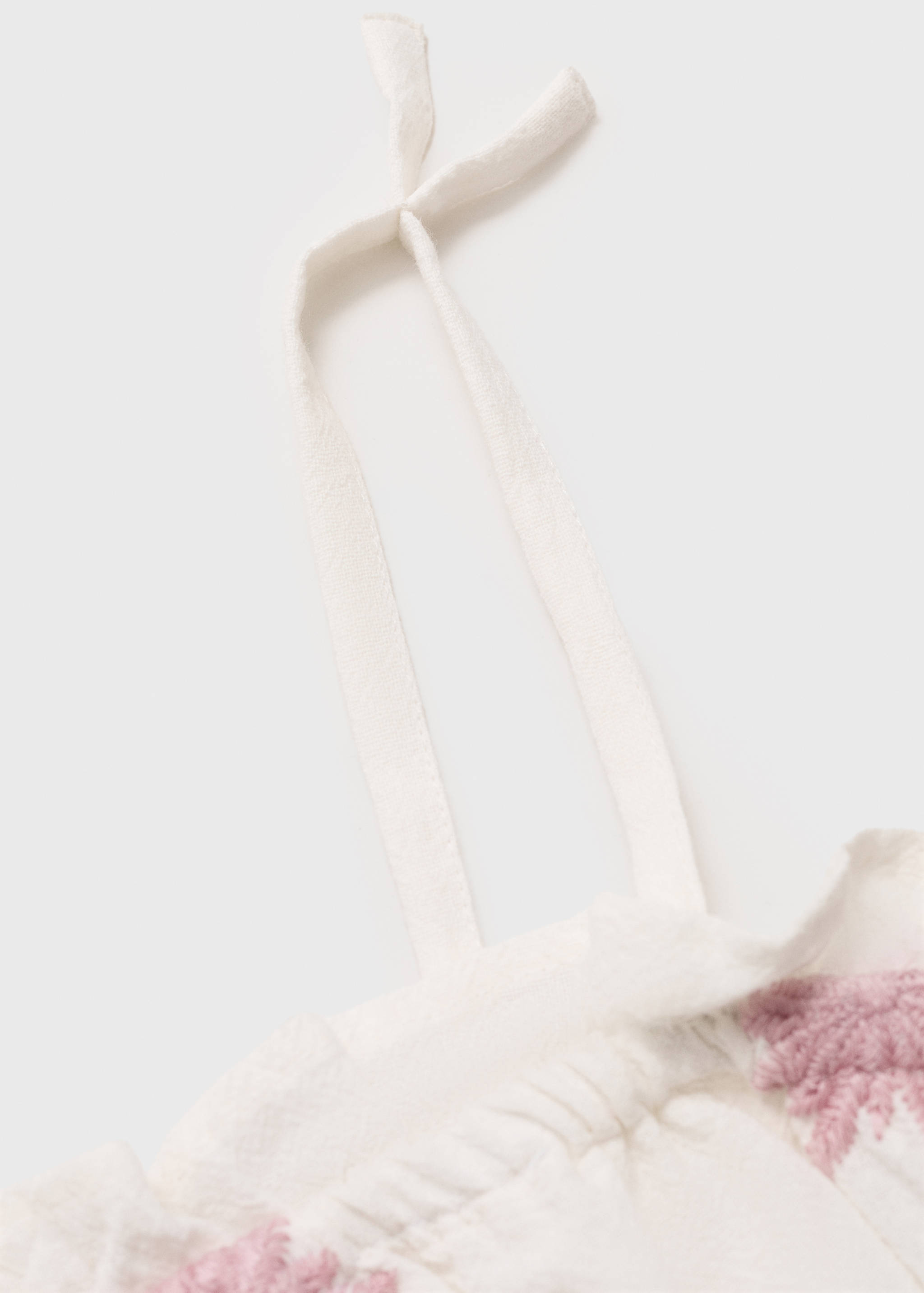 Embroidered crop top - Details of the article 0