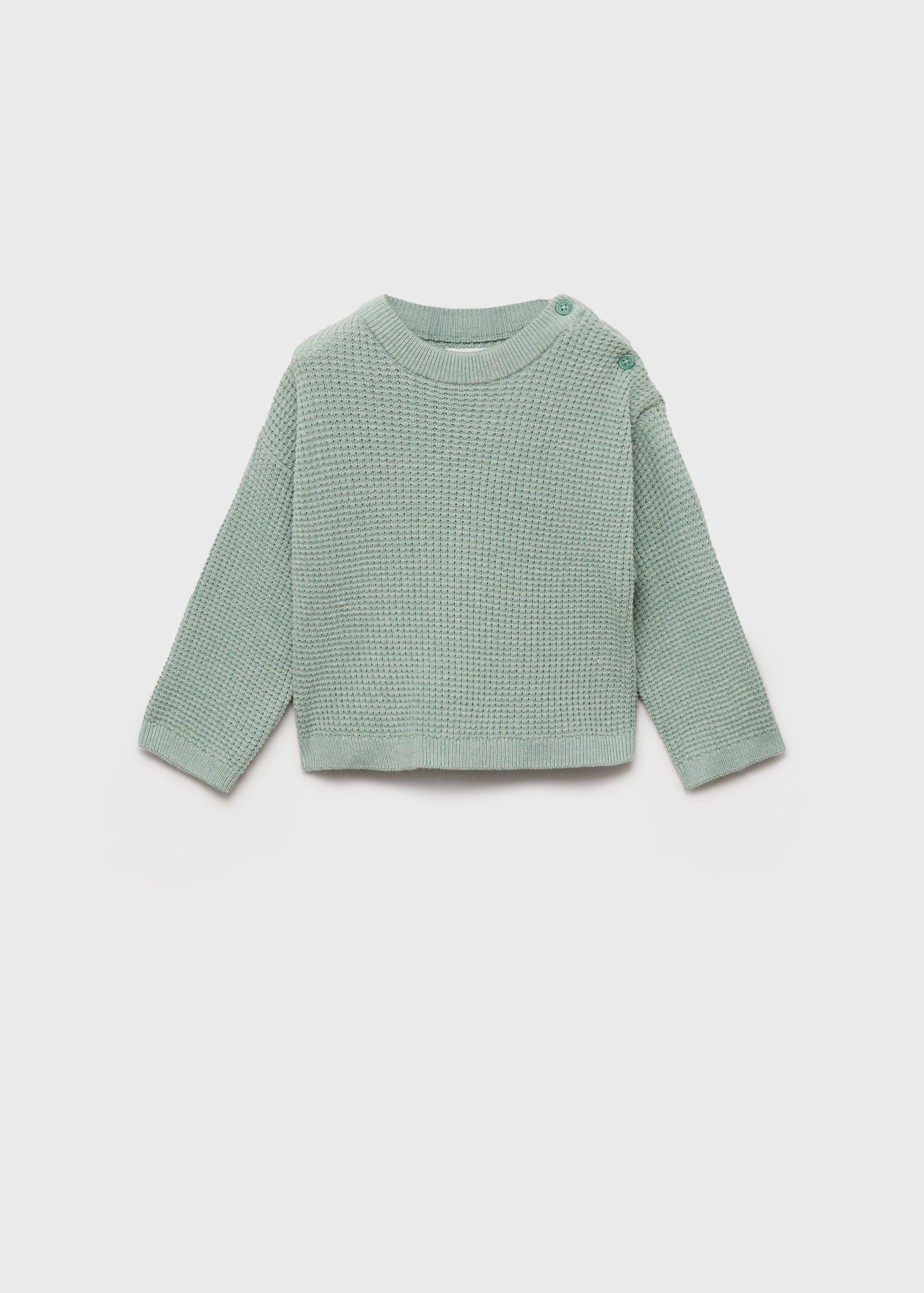 Buttons detail knit sweater - Article without model