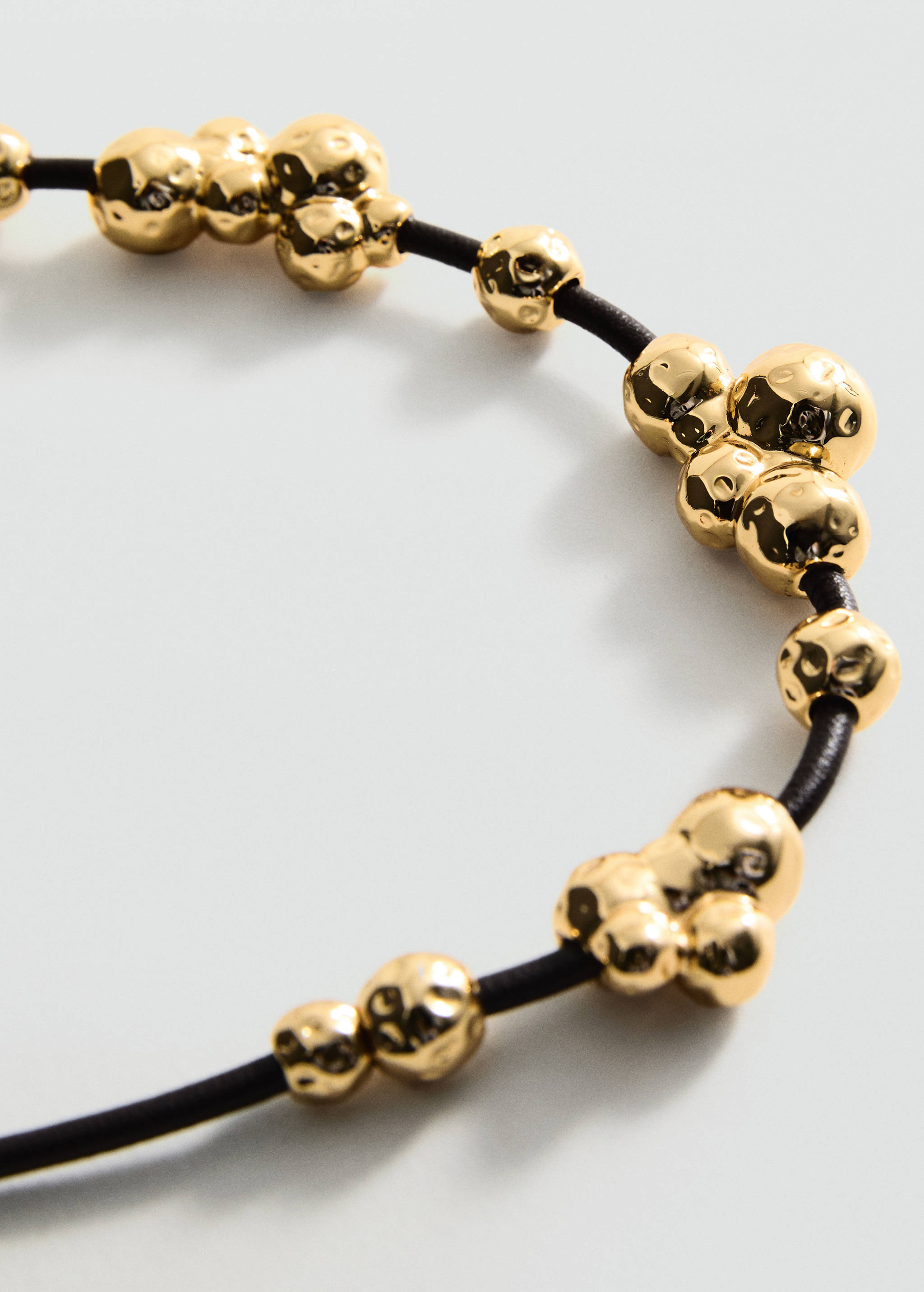 Combined beads necklace - Medium plane