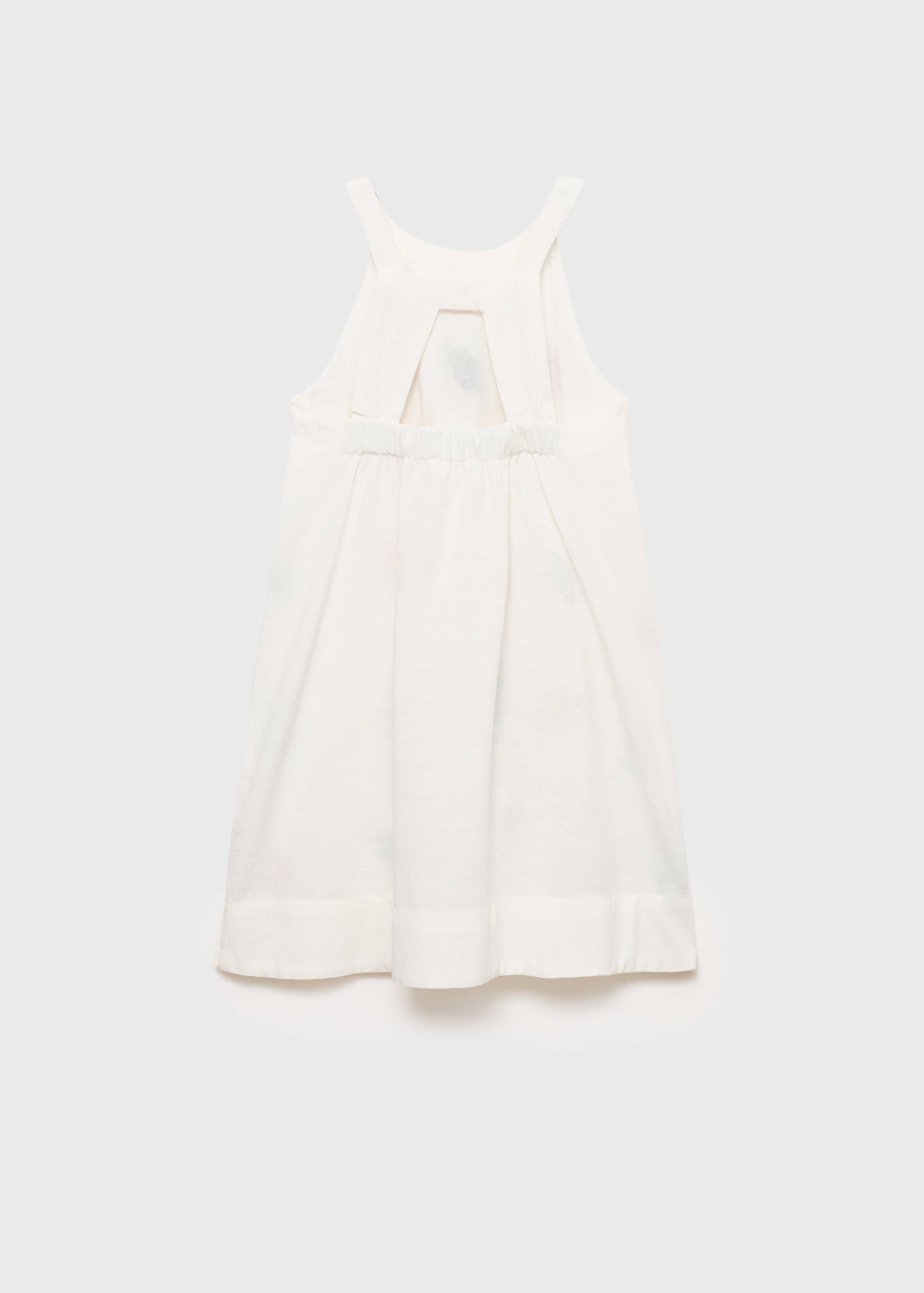 花朵刺绣连身裙 - null