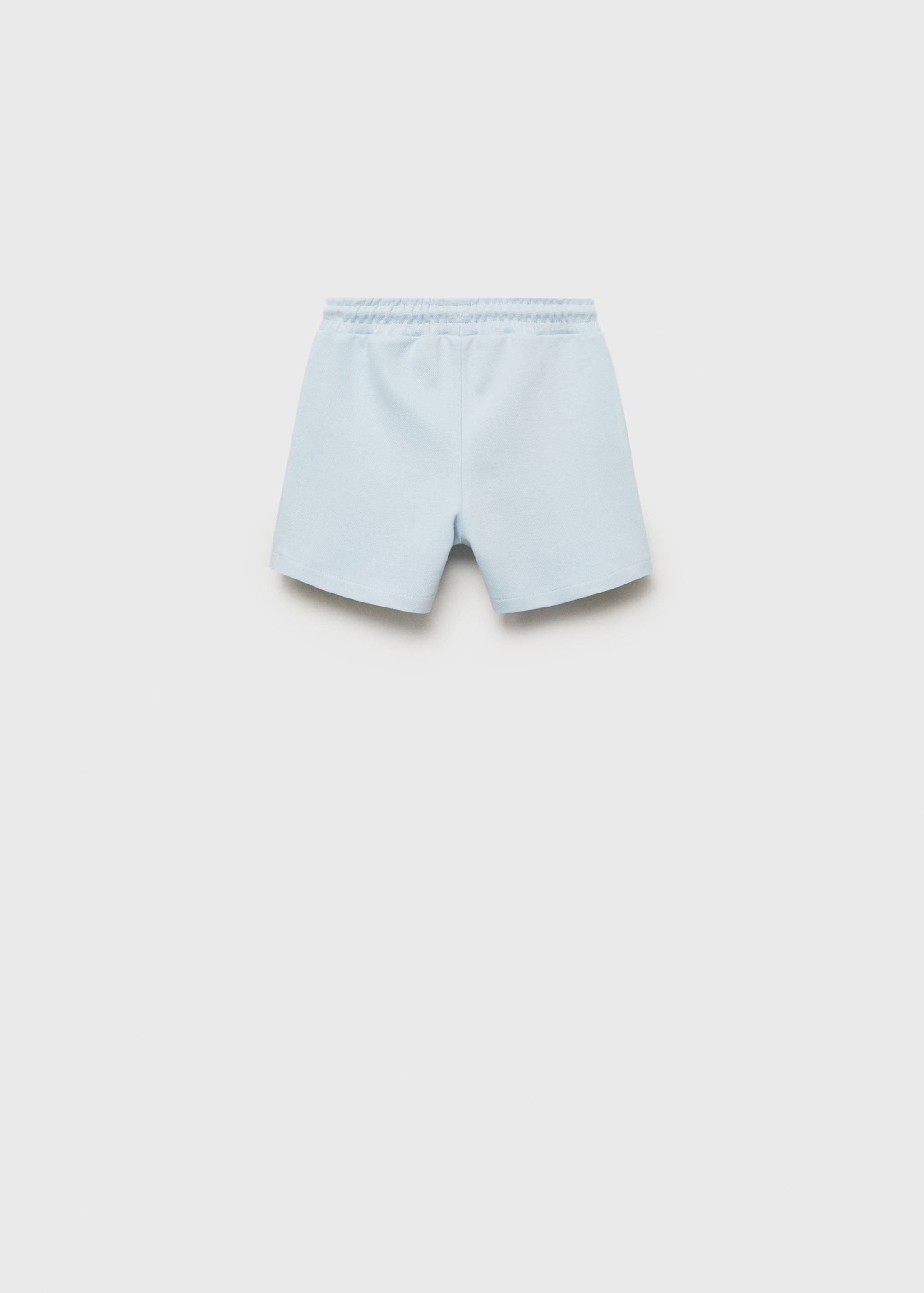 Cotton shorts with drawstring - Reverse of the article