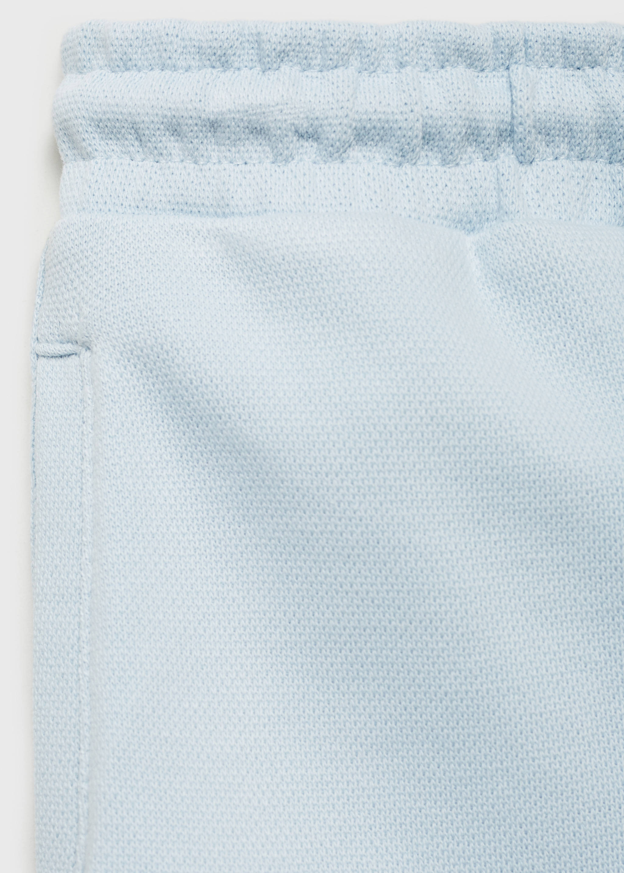 Cotton shorts with drawstring - Details of the article 0