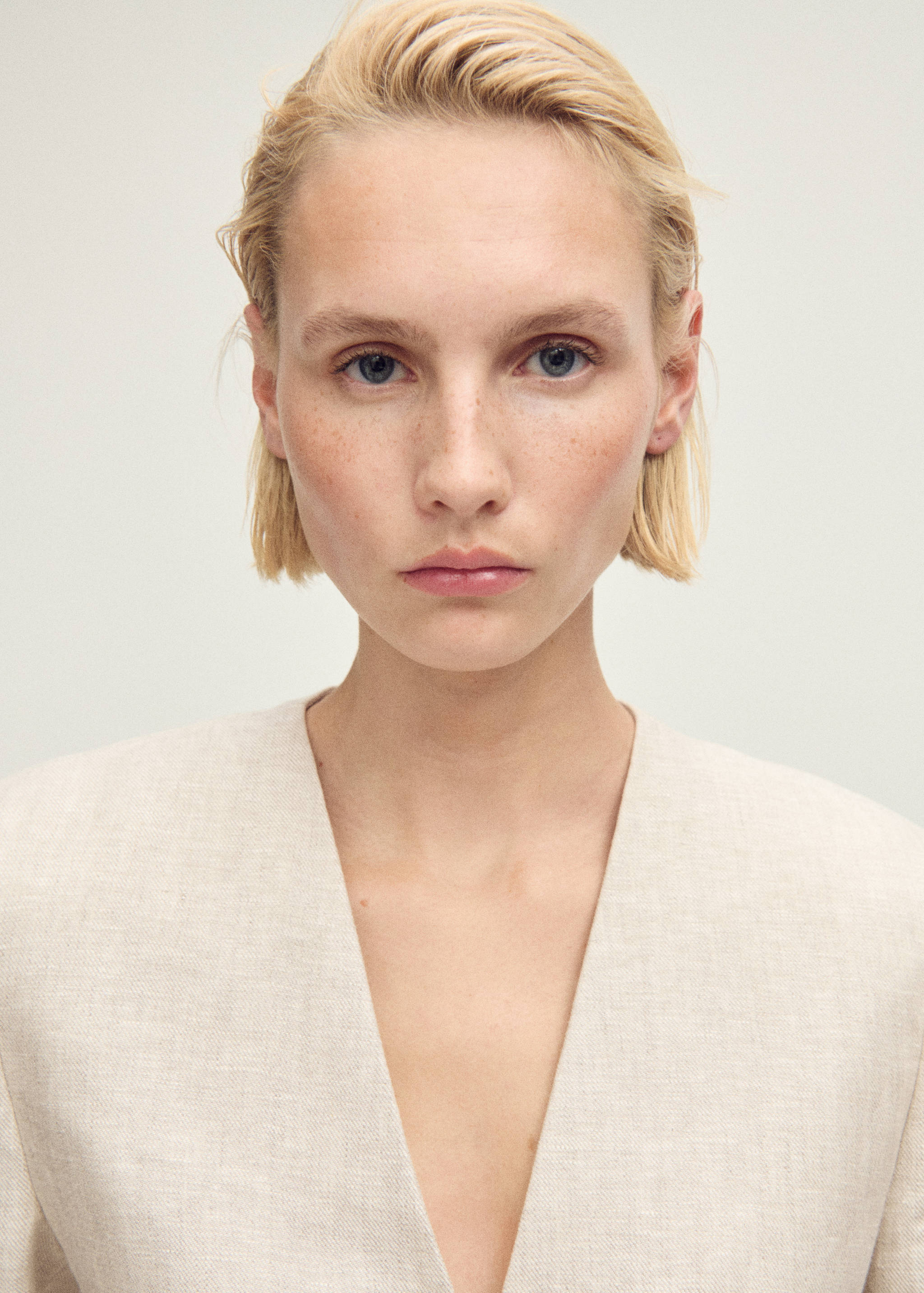 Blazer costume lin ceinture - Détail de l'article 6