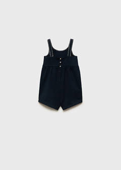 Straight short jumpsuit — Dark Navy 6