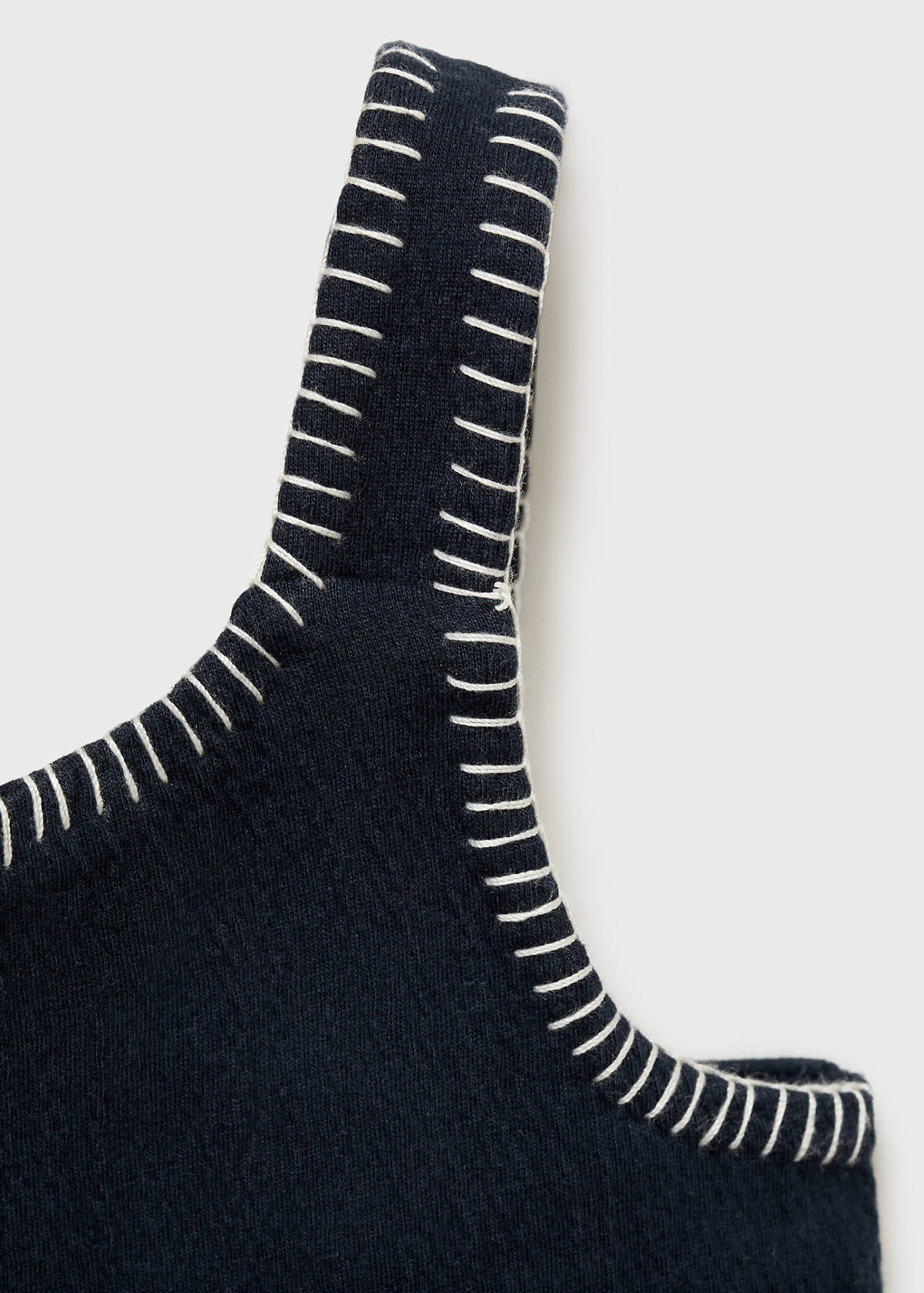 Straight short jumpsuit — Dark Navy