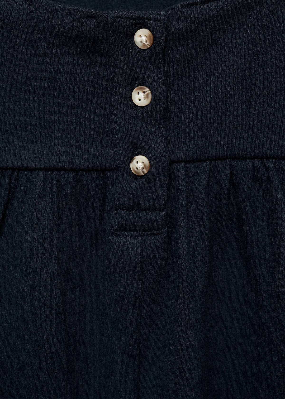 Straight short jumpsuit — Dark Navy