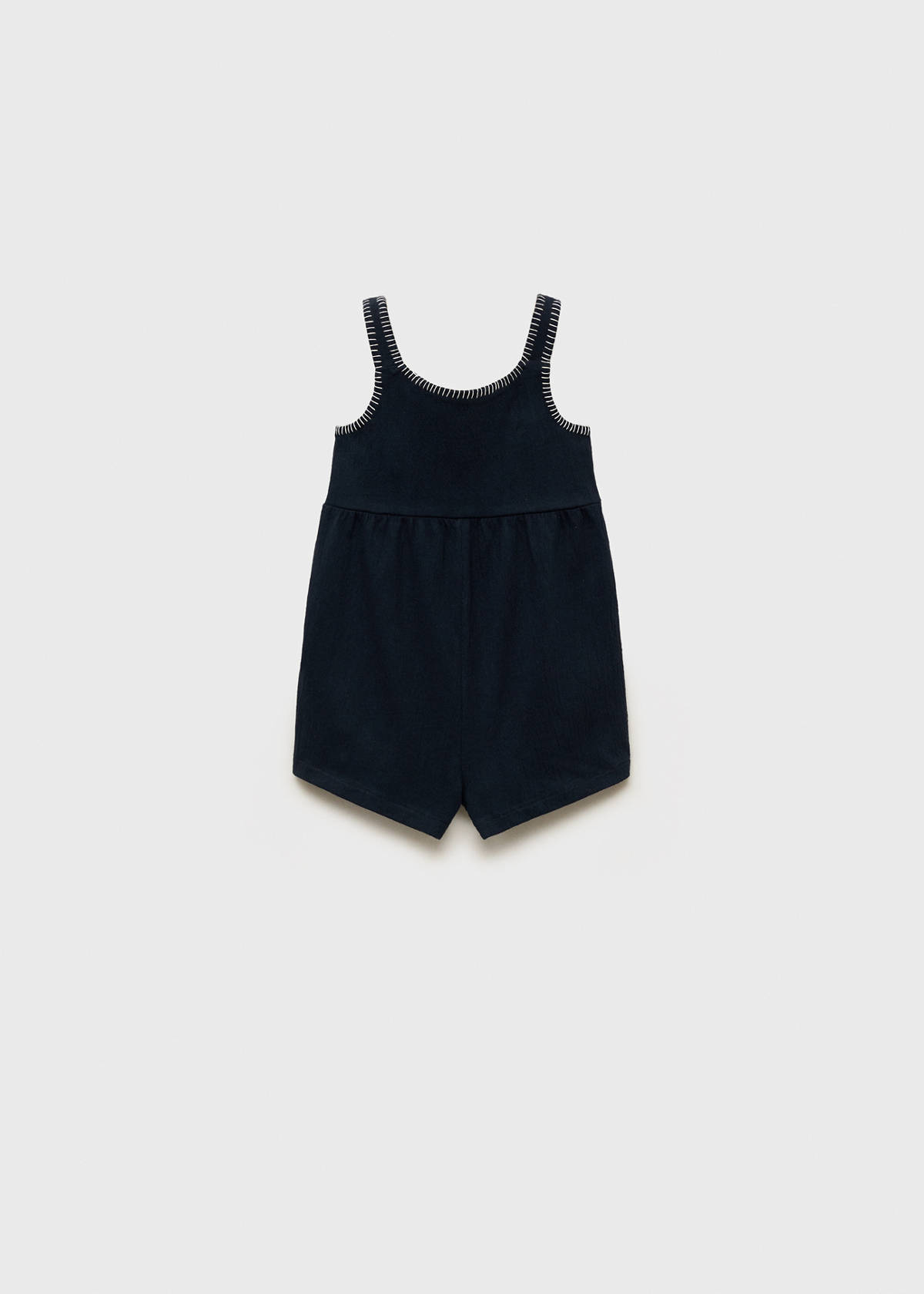 Straight short jumpsuit — Dark Navy